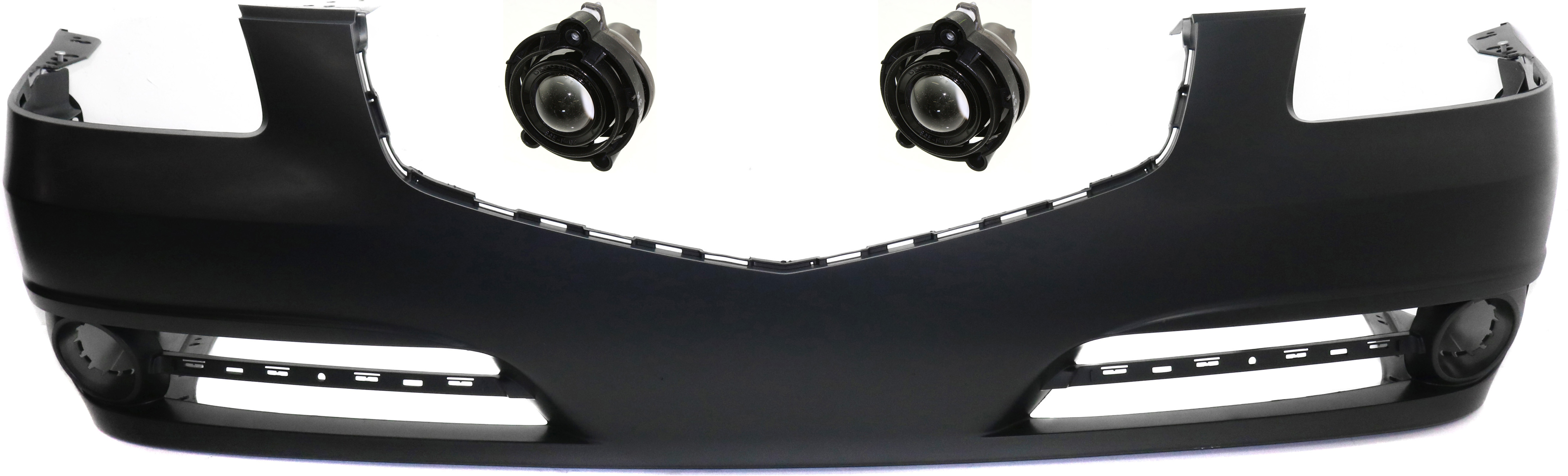AM LUCERNE 09-11 FRONT BUMPER COVER Primed 3 pc kit with Fog Lights SKU KIT BCFL 0631 Partslink GM1000861 GM2593157 OEM 20827024-10335108