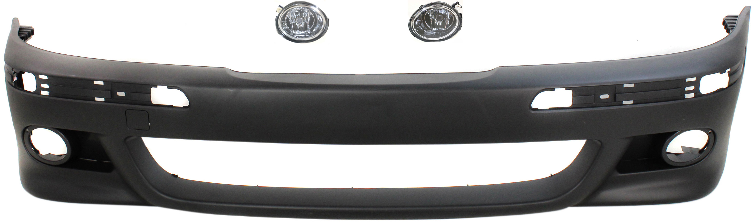 AM M5-00-00 FRONT BUMPER COVER 3 pc kit with Fog Lights SKU KIT BCFL 0633 Partslink BM1000142 BM2592122 BM2593122 OEM 51117894377-63177894017-631778