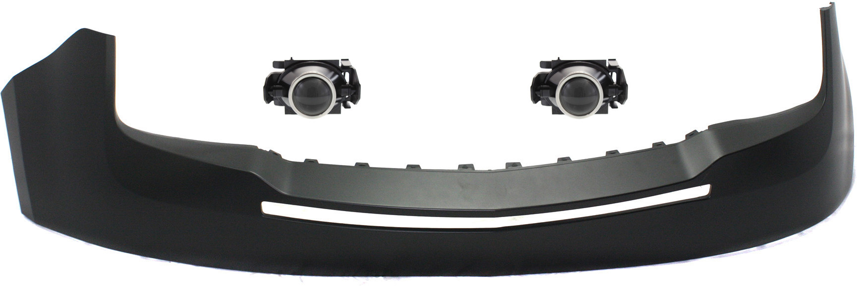 AM MKX 07-10 FRONT BUMPER COVER Upper 3 pc kit with Fog Lights CAPA SKU KIT BCFL 0662 Partslink FO1014105C FO2590110 OEM 6E5Z15200A 7A1Z17D957APTM