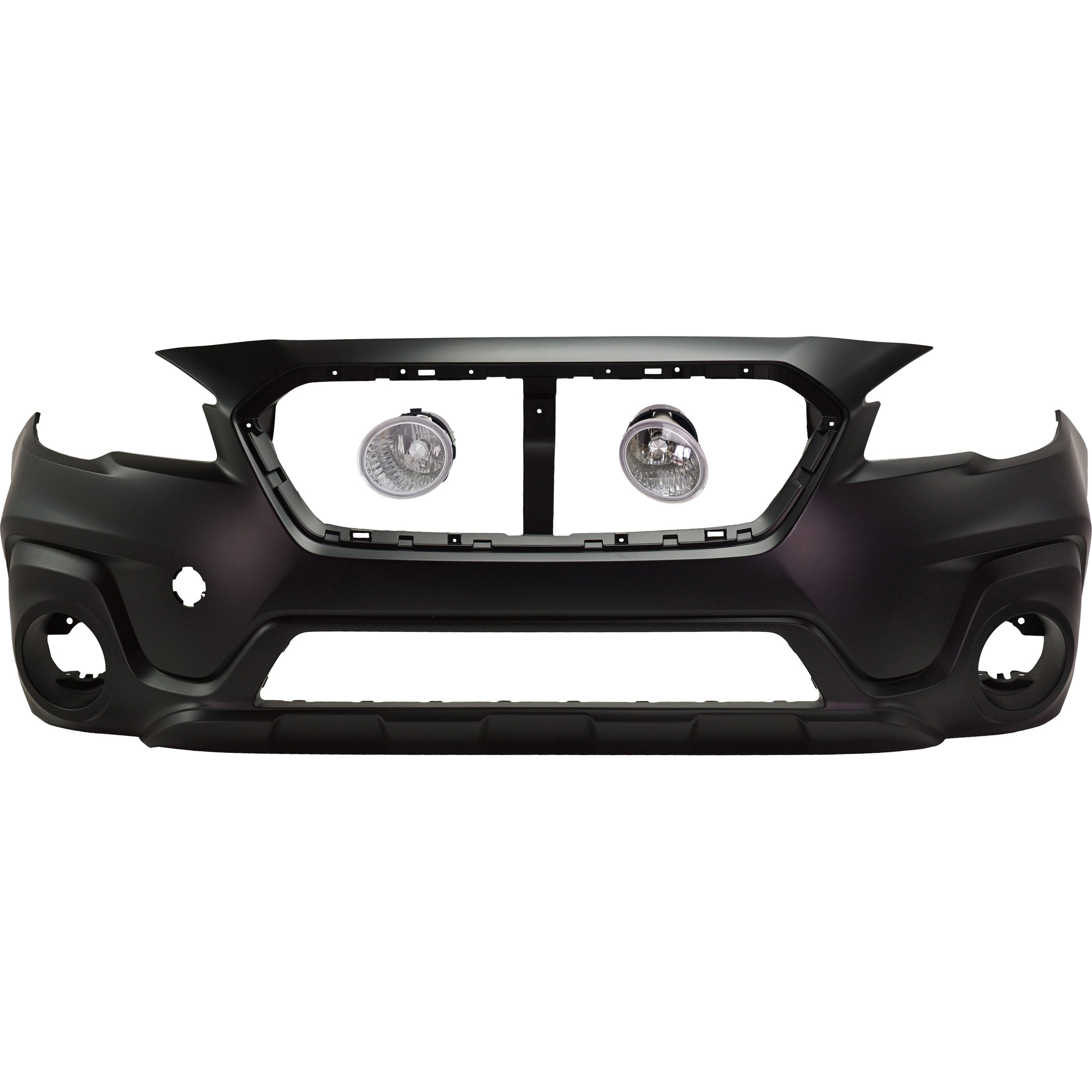 AM OUTBACK 18-19 FRONT BUMPER COVER 3 pc kit with Fog Lights SKU KIT BCFL 0723 Partslink SU1000189 SU2592123 SU2593123 OEM 57704AL19A 84501AJ10A 84501AJ0