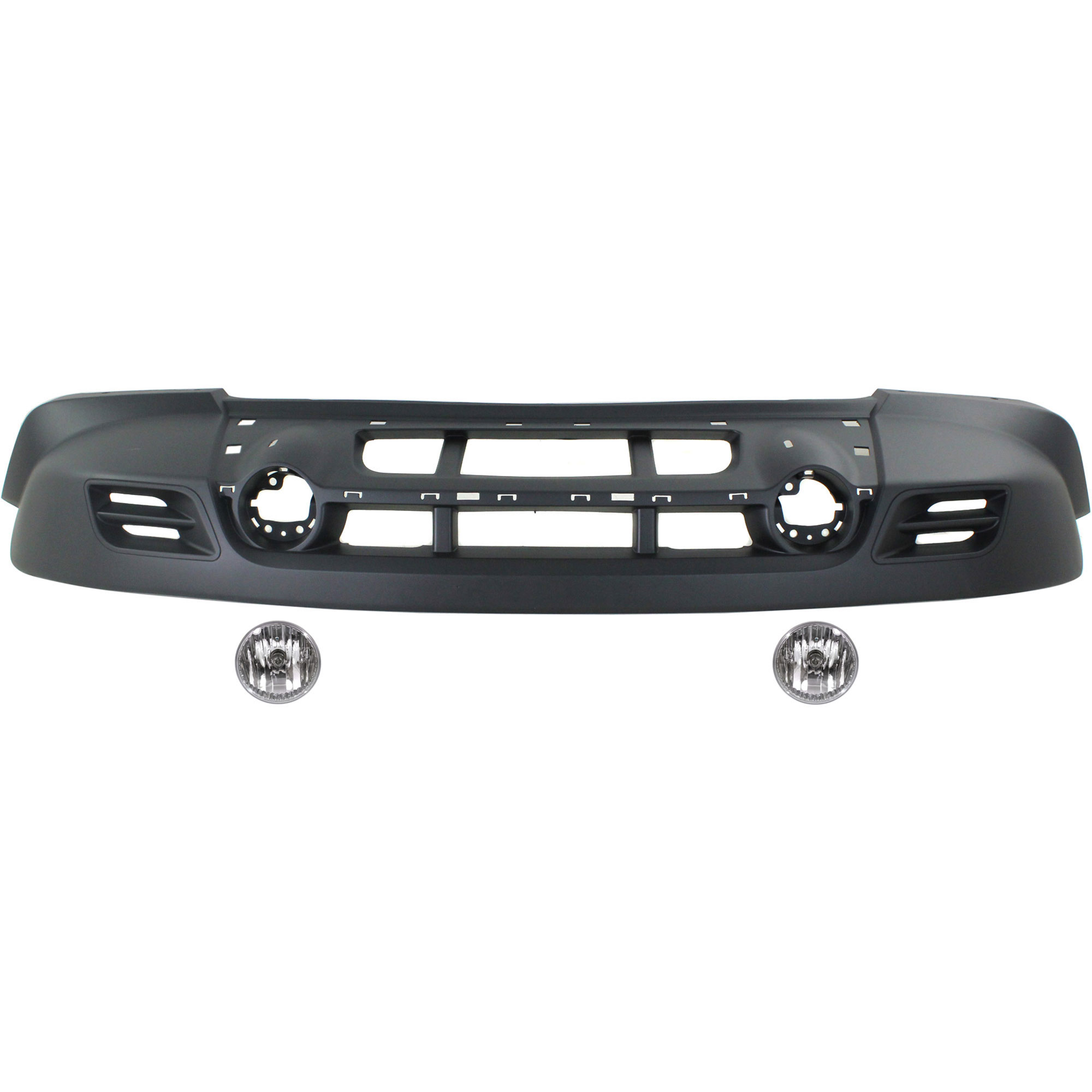 AM PATRIOT 11-17 FRONT BUMPER COVER Lower 3 pc kit with Fog Lights SKU KIT BCFL 0739 Partslink CH1015113 CH2594104 OEM 68091524AA 68081399AB