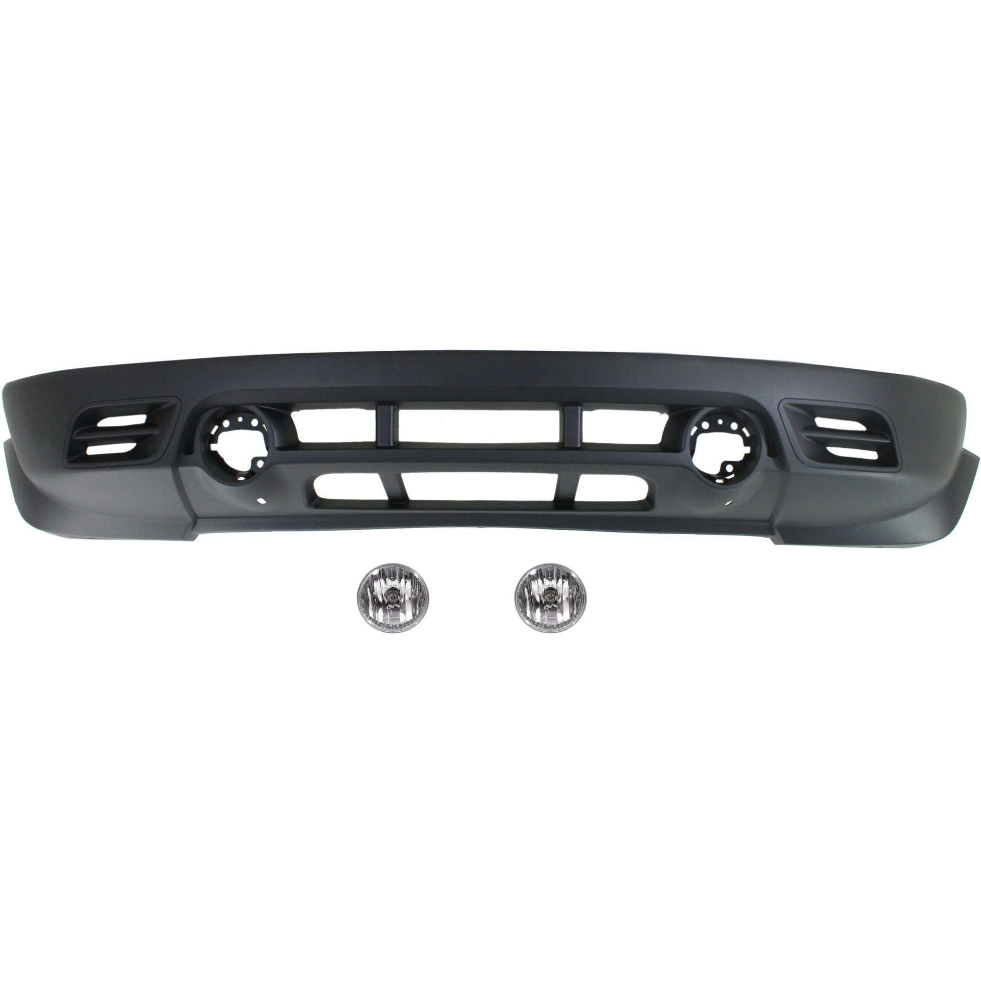 AM PATRIOT 11-17 FRONT BUMPER COVER Lower 3 pc kit with Fog Lights SKU KIT BCFL 0743 Partslink CH1015111 CH2594104 OEM 68091523AA 68081399AB