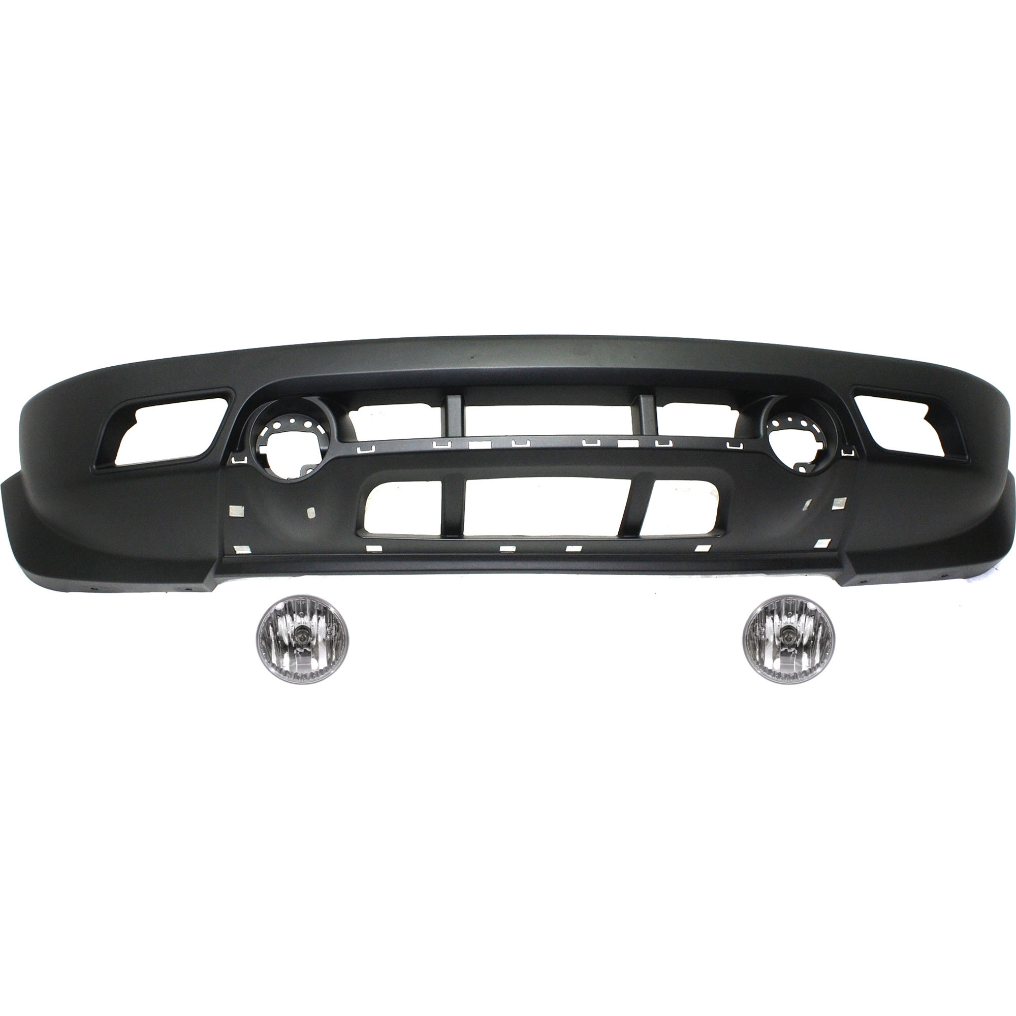 AM PATRIOT 11-17 FRONT BUMPER COVER Lower 3 pc kit with Fog Lights CAPA SKU KIT BCFL 0745 Partslink CH1015112C CH2594104 OEM 68081399AB 68091525AA
