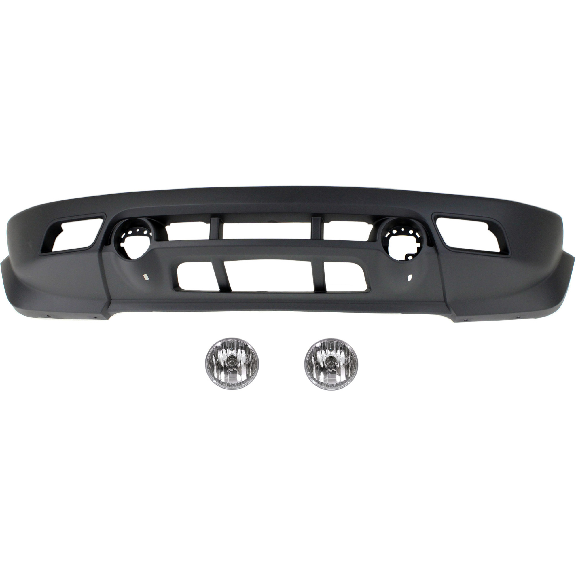 AM PATRIOT 11-17 FRONT BUMPER COVER Lower 3 pc kit with Fog Lights SKU KIT BCFL 0746 Partslink CH1015110 CH2594104 OEM 68091522AA 68081399AB