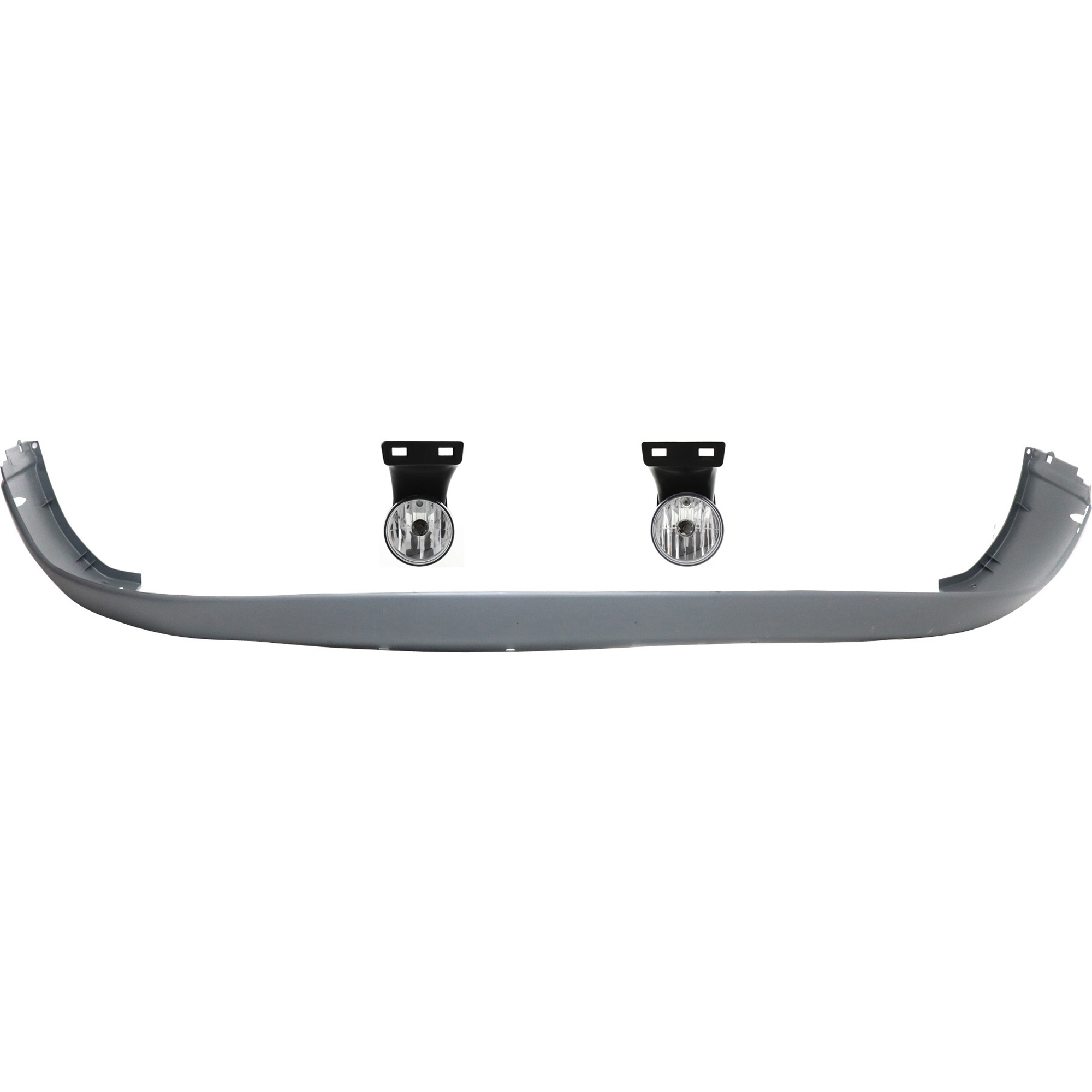 AM RAM 1500 P U 99-01 RAM 2500-3500 P U 99-02 FRONT BUMPER COVER Lower 3 pc kit Unprimed with Fog Lights SKU KIT BCFL 0781 Partslink CH1000232 CH2592120 CH2593120 OEM 55076614AC 55076941AB PFM 5507