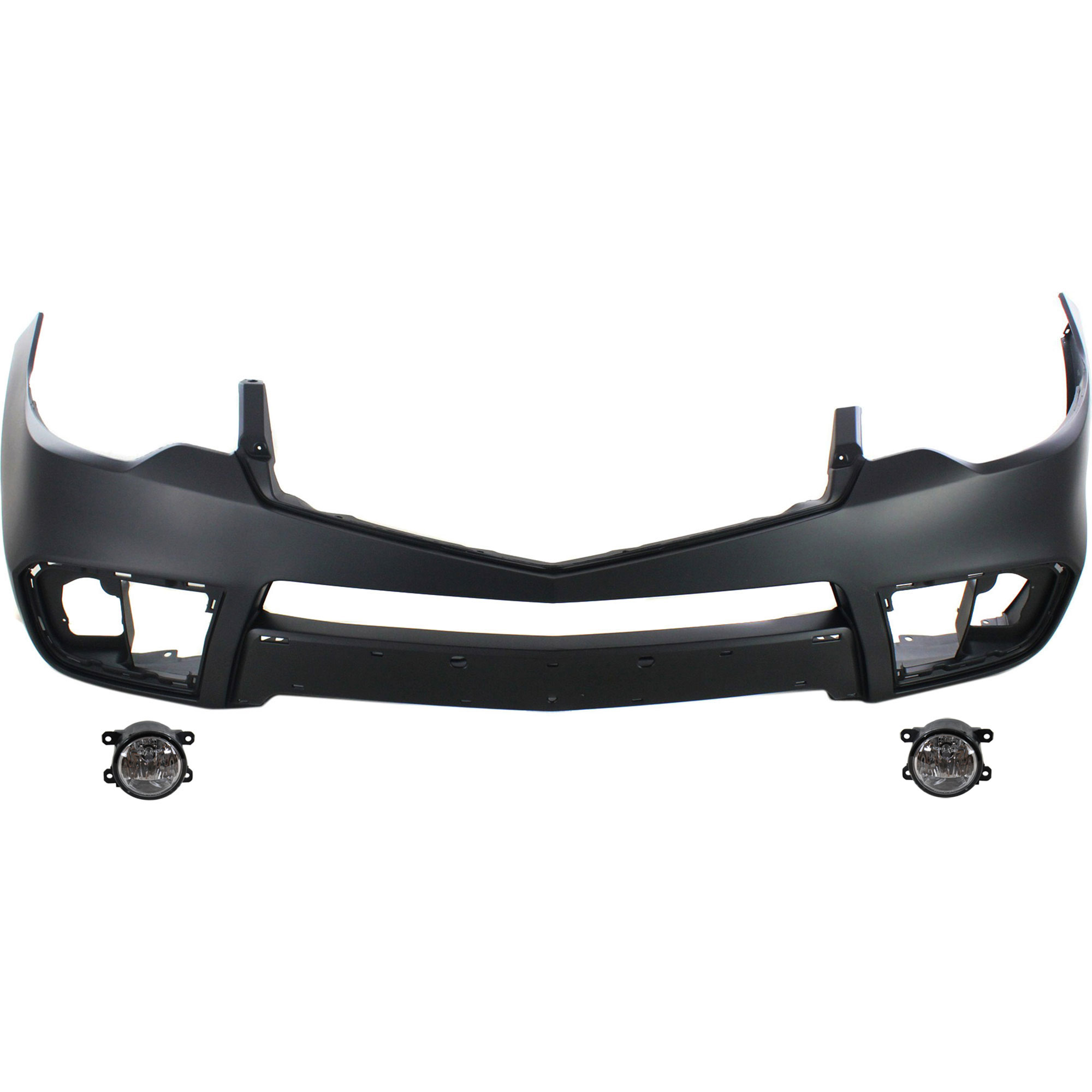AM RDX 10-12 FRONT BUMPER COVER 3 pc kit with Fog Lights SKU KIT BCFL 0803 Partslink AC1000168 AC2592111 OEM 04711STKA93ZZ 33900T0AA01