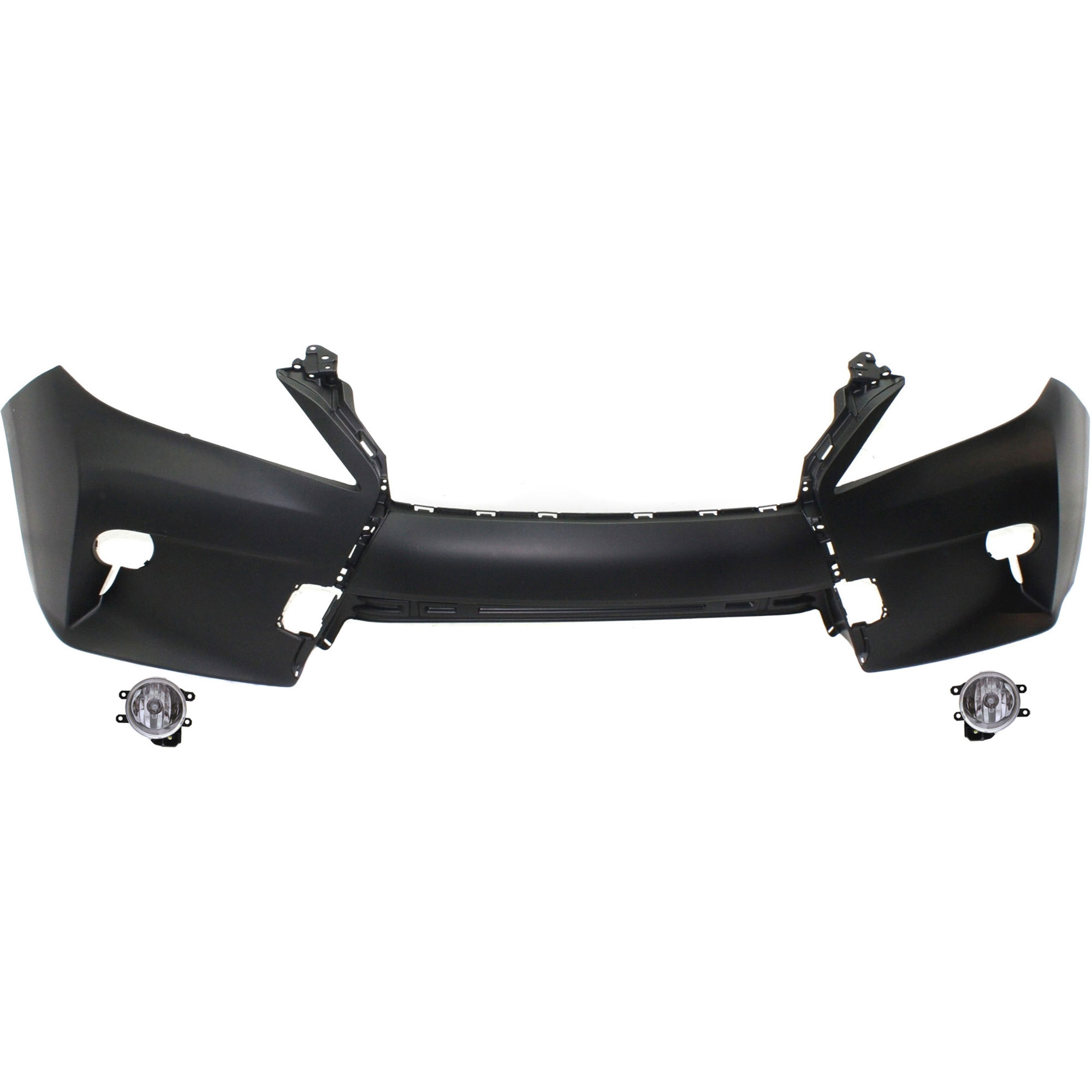 AM RX350 RX450H 14-15 FRONT BUMPER COVER 3 pc kit with Fog Lights CAPA SKU KIT BCFL 0832 Partslink LX1000247C TO2592129C TO2593129C OEM 521190E922-521190E92 PFM 81210