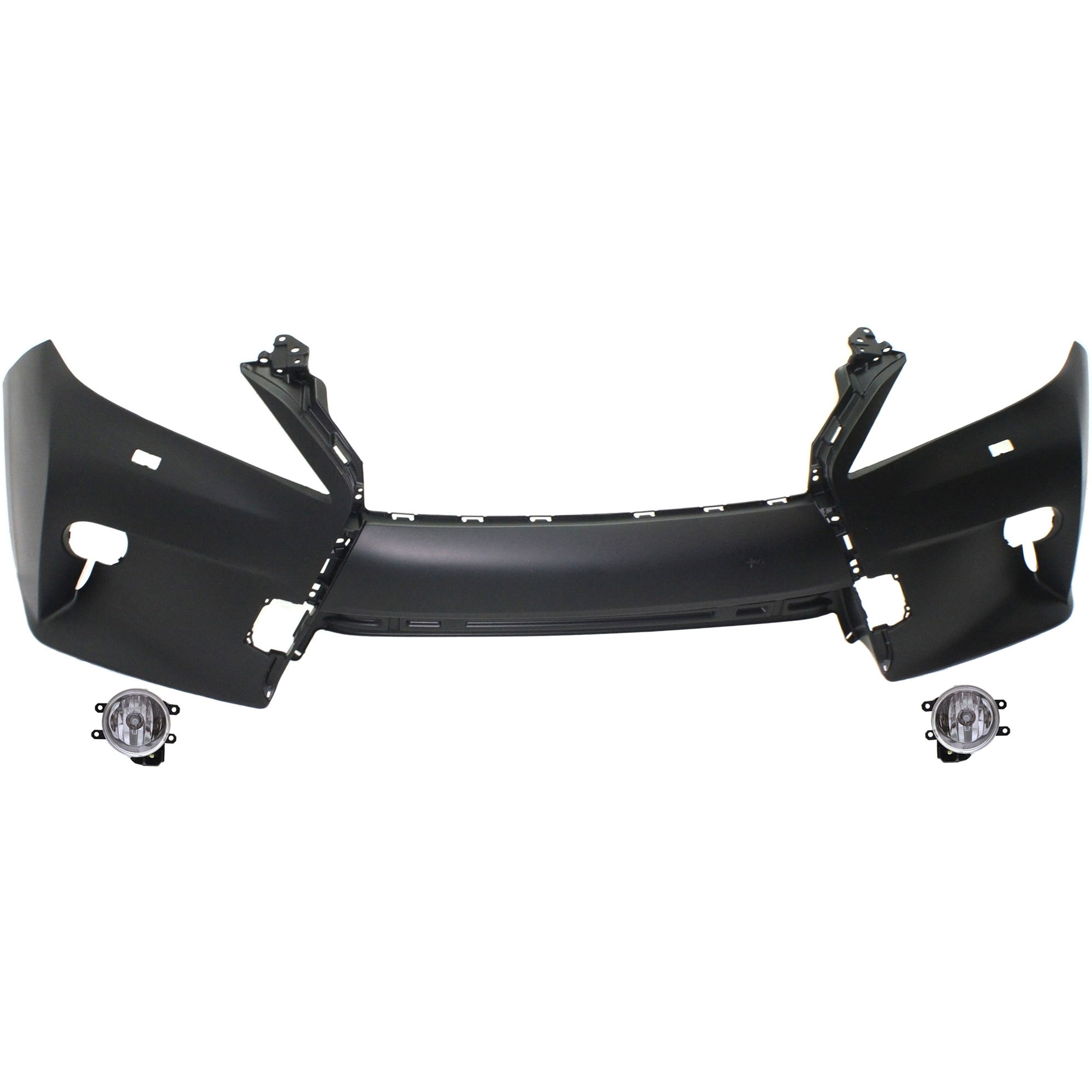 AM RX350 RX450H 14-15 FRONT BUMPER COVER 3 pc kit with Fog Lights CAPA SKU KIT BCFL 0836 Partslink LX1000246C TO2592129C TO2593129C OEM 521190E921-8121002160-81220021