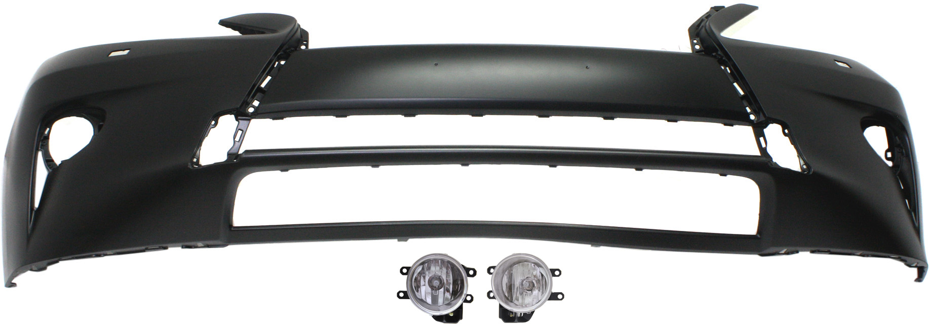 AM RX350 RX450H 14-15 FRONT BUMPER COVER 3 pc kit with Fog Lights SKU KIT BCFL 0839 Partslink LX1000249 TO2592129C TO2593129C OEM 521190E921 PFM 8121002160-8122