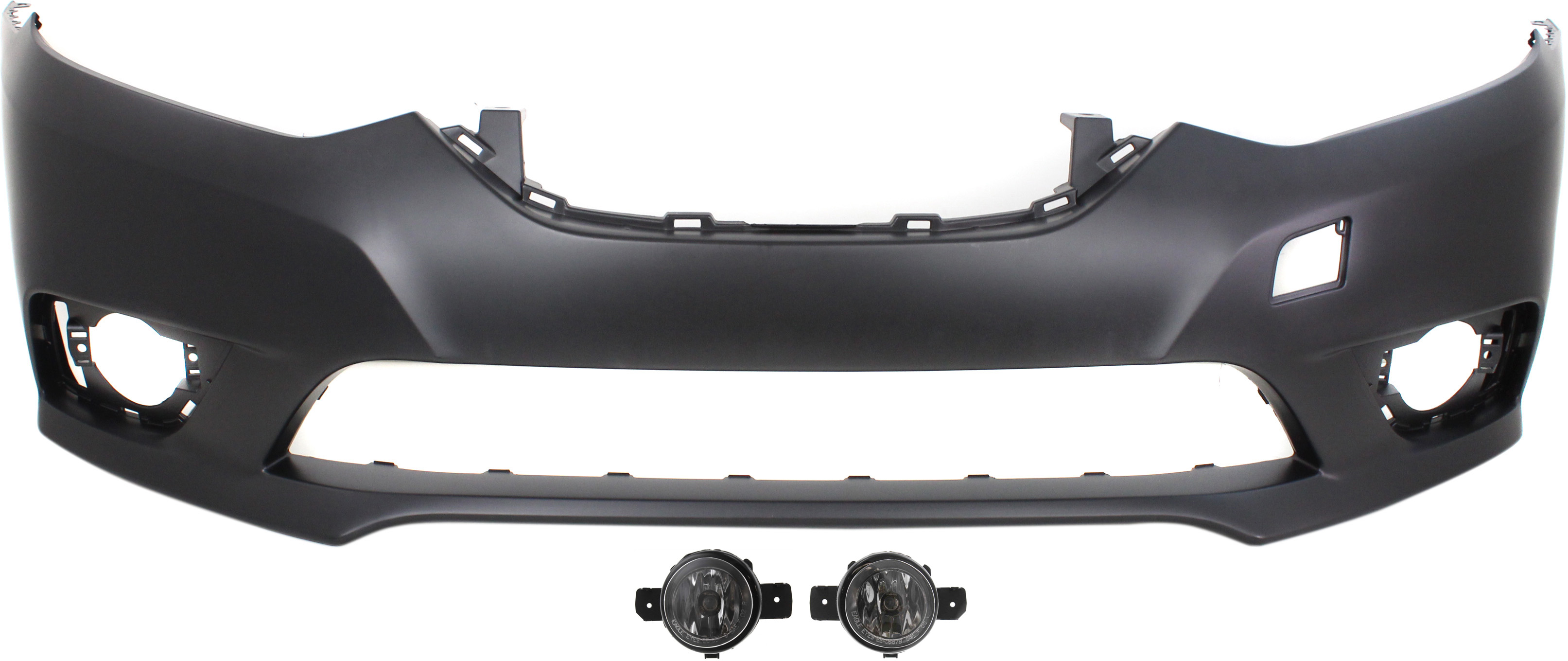 AM SENTRA 16-19 FRONT BUMPER COVER 3 pc kit with Fog Lights CAPA SKU KIT BCFL 0859 Partslink NI1000313C NI2592122 NI2592117 NI2593122 NI2593117 OEM 261509B91D 261559B91D 620223YU