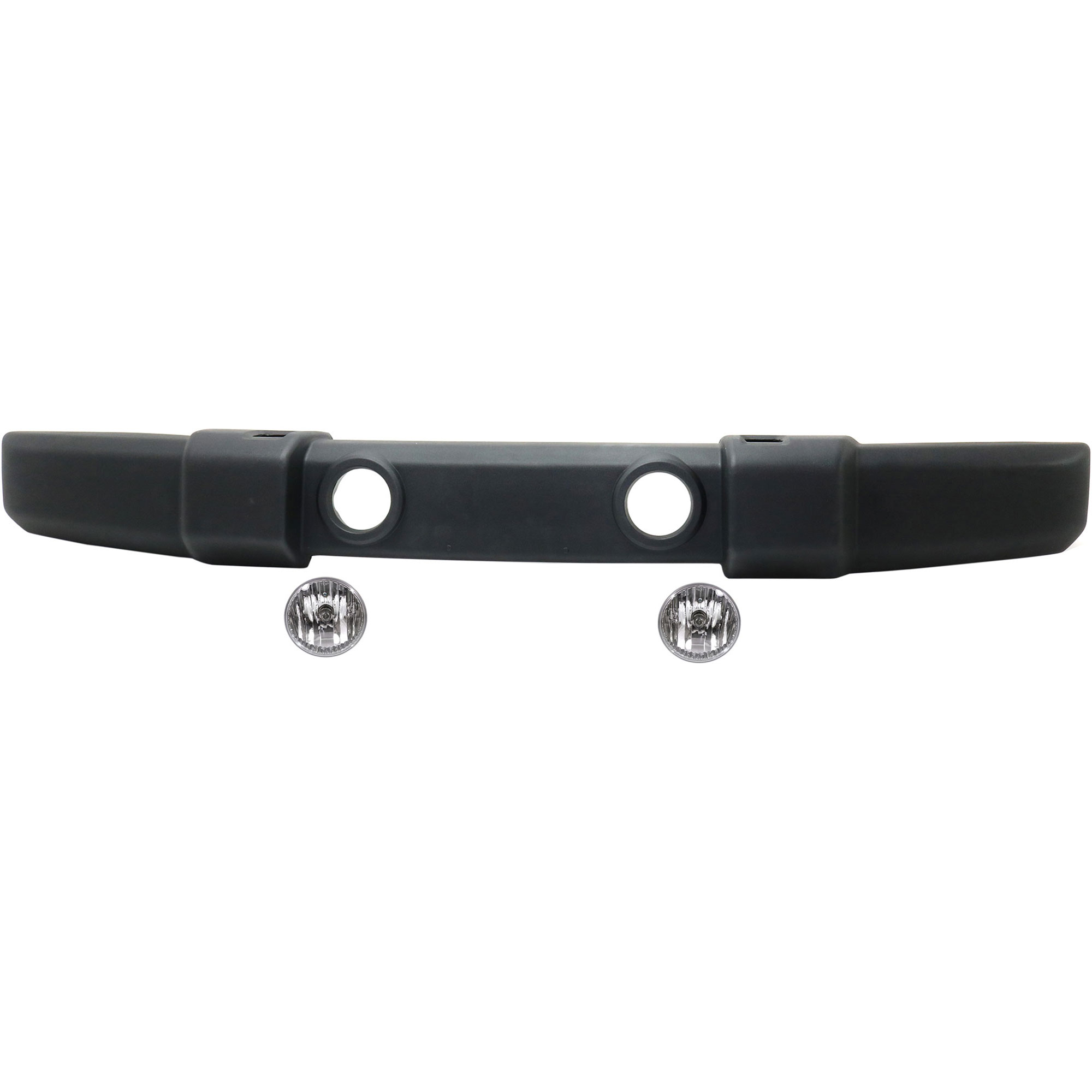 AM WRANGLER 13-17 WRANGLER JK 18-18 FRONT BUMPER COVER 3 pc Kit with Fog Lights SKU KIT BCFL 0946 Partslink CH1000900 CH2594104 OEM 1FN67RXFAA 68081399AB
