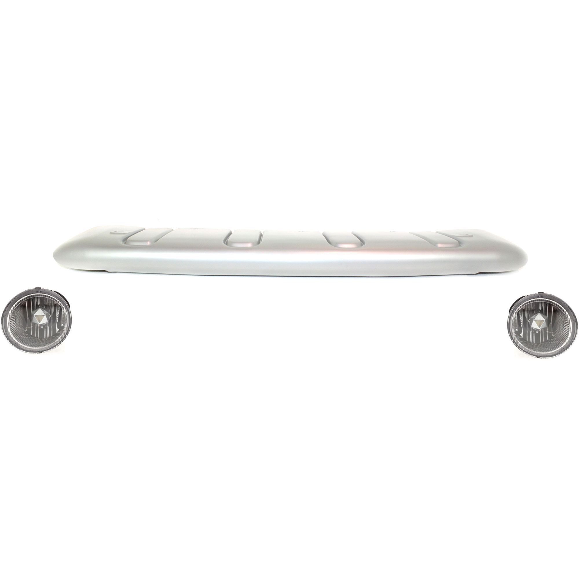 AM XTERRA 02-02 FRONT BUMPER COVER Lower 3 pc kit with Fog Lights SKU KIT BCFL 0982 Partslink NI1053102 NI2592103 NI2593103 OEM 620647Z800-261552Y925-261502Y9