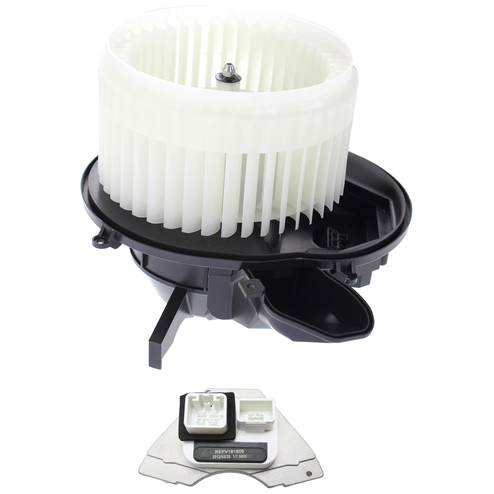 AM S80-99-06 S60-01-09 BLOWER MOTOR 2 pc Kit Front with Blower Motor Resistor SKU KIT J010319-11 OEM 313203937-20380-300151-973102
