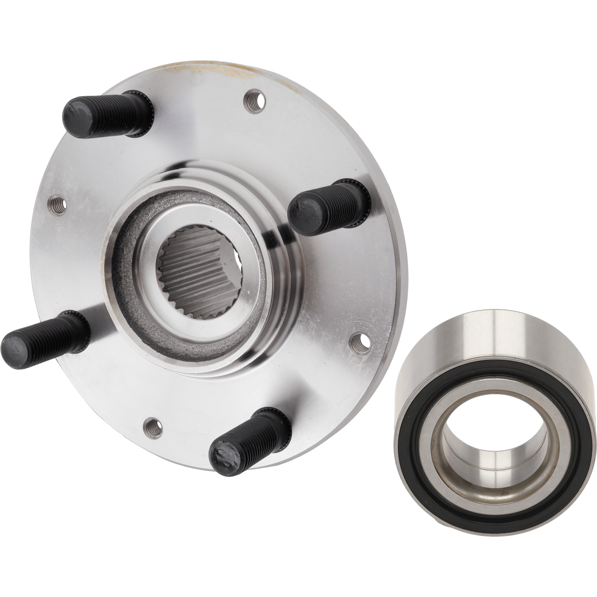 AM CIVIC 92-00 CIVIC DEL SOL 93-97 FRONT HUB ASSEMBLY RH AND LH 4 Studs 2 pc Kit w Wheel Bearing SKU KIT J020718-16