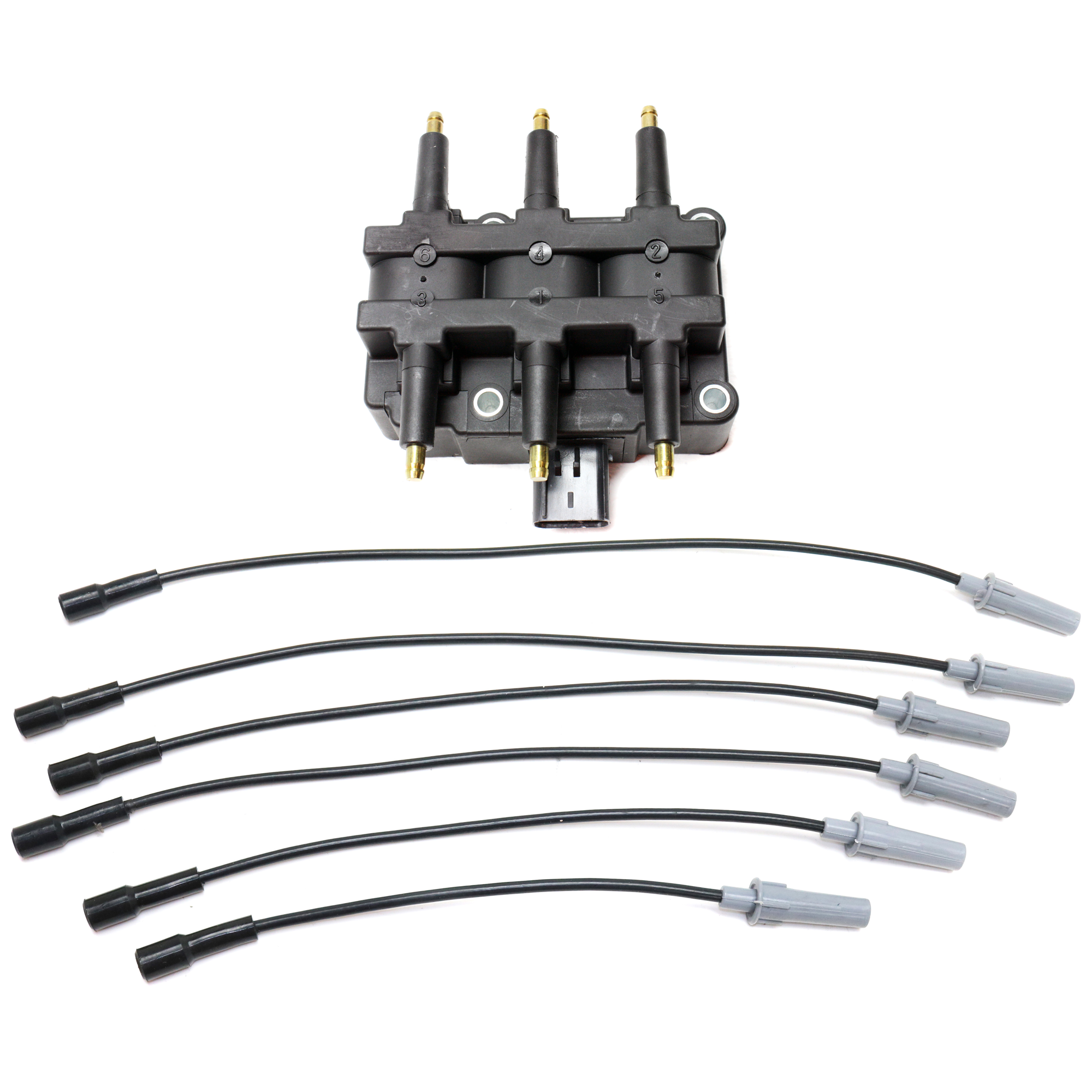AM GRAND CARAVAN TOWN COUNTRY 01-10 IGNITION COIL AND SPARK PLUG KIT 2 pc Kit SKU KIT J020719-05