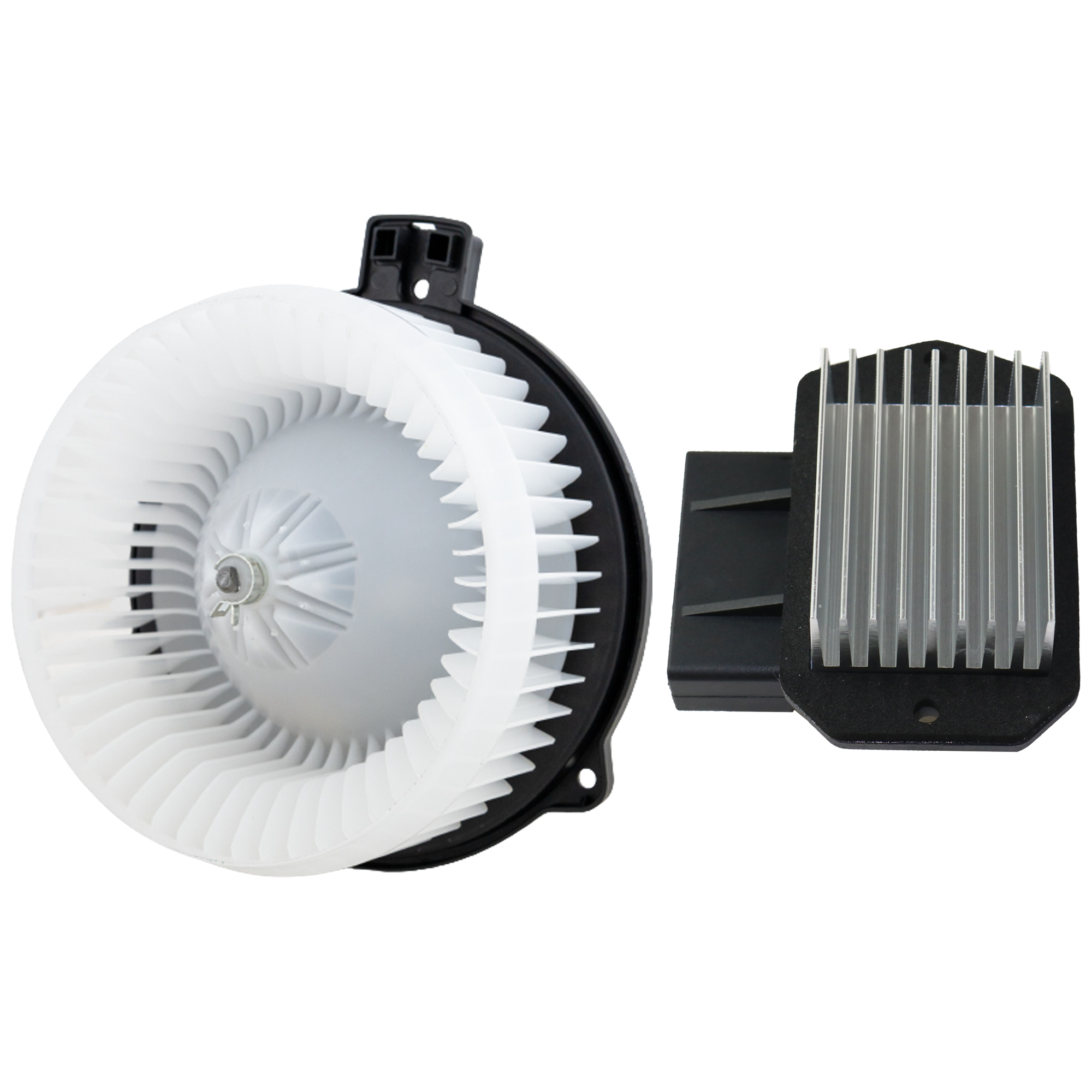 AM GS300-02-05 BLOWER MOTOR Assembly 2 pc kit with Blower Motor Resistor SKU KIT J021424-115 OEM 8710348020-8716513010