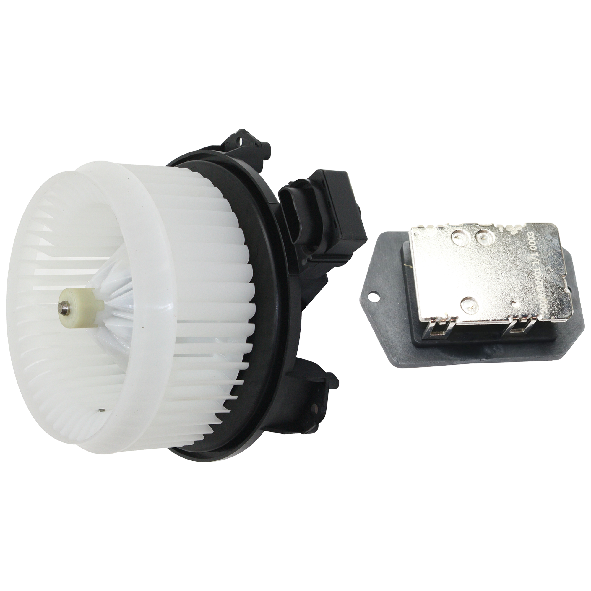 AM RAV4-06-18 COROLLA 09-19 BLOWER MOTOR Assembly 2 pc kit with Blower Motor Resistor SKU KIT J021424-147 OEM 8710302200-8713826160