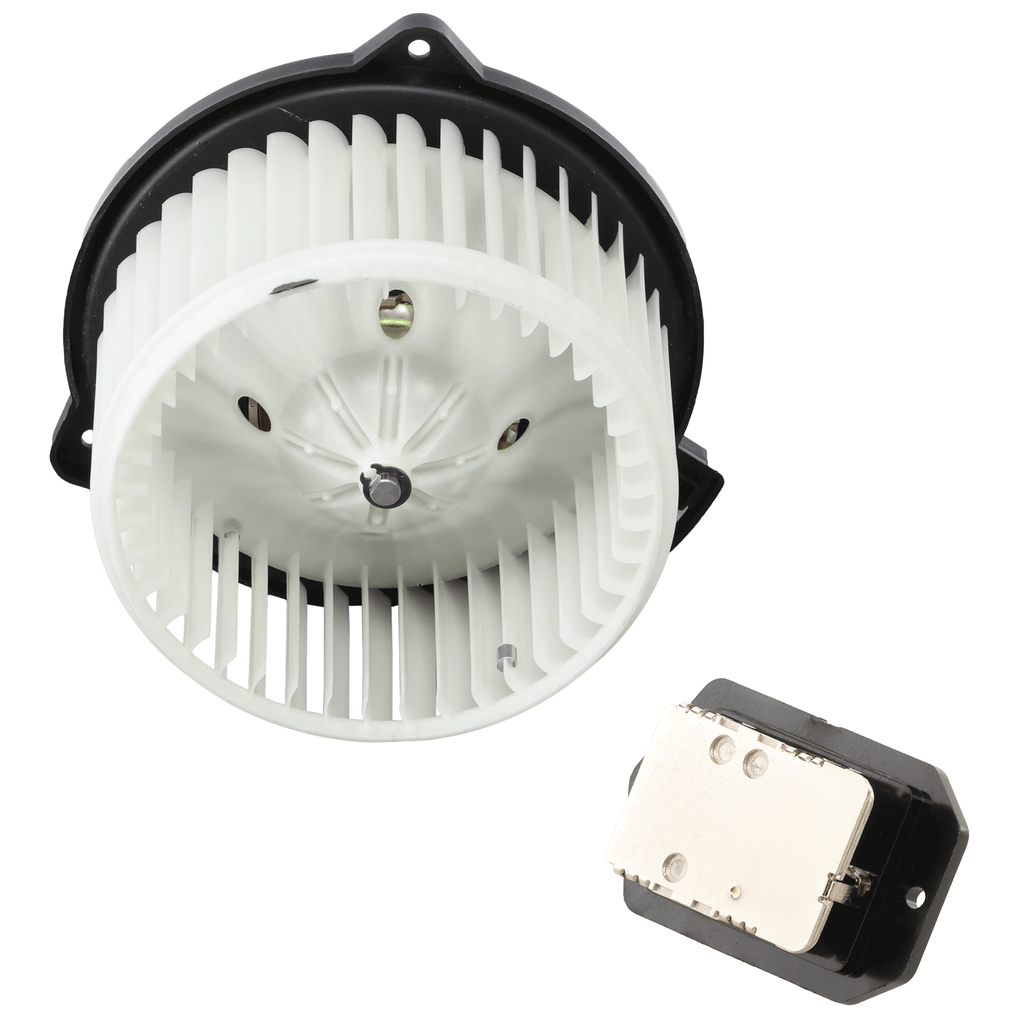 AM CELICA 00-05 BLOWER MOTOR Assembly 2 pc kit with Blower Motor Resistor SKU KIT J021424-42 OEM 8710342040-8710320160-87138261