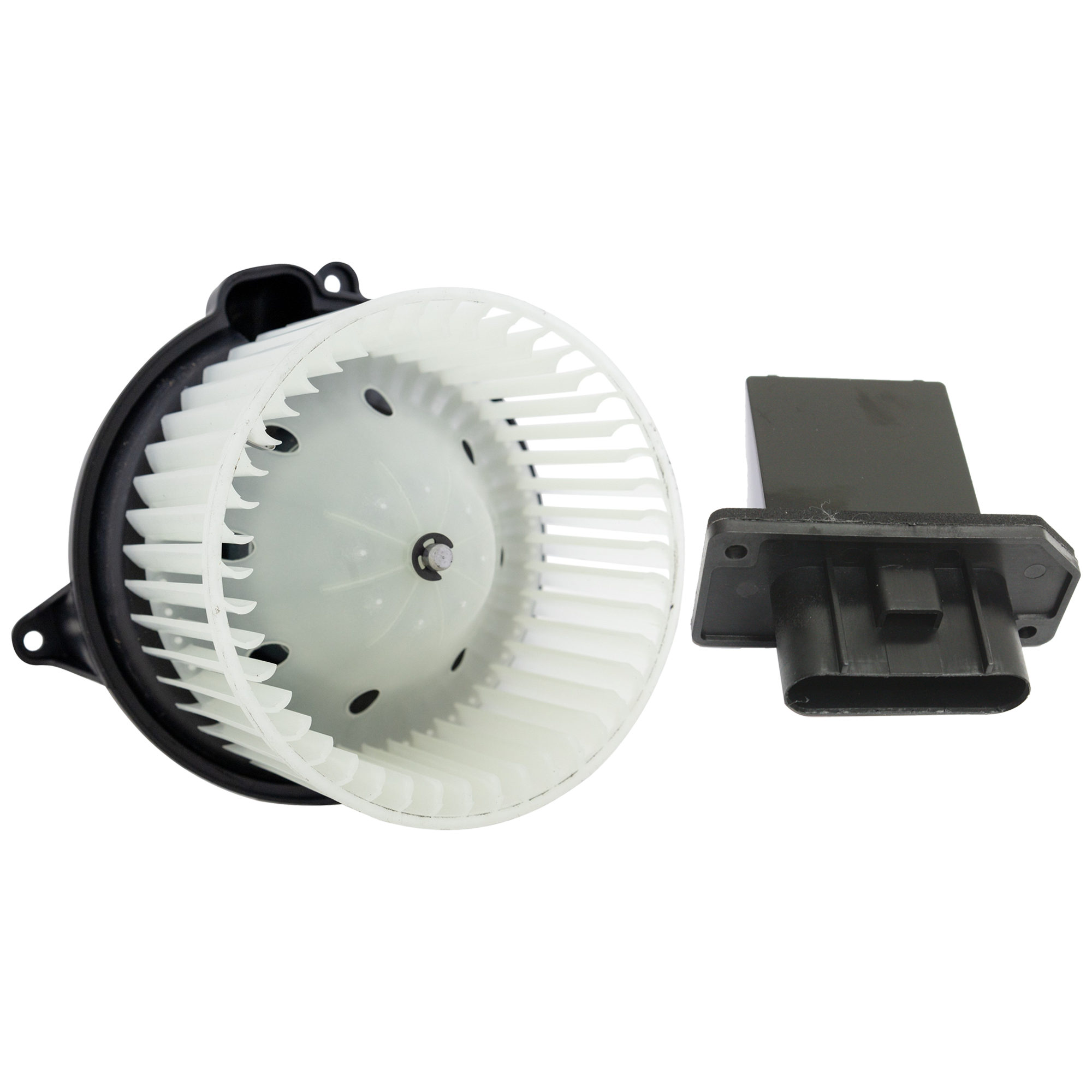 AM EXPEDITION 03-06 BLOWER MOTOR Assembly Front 2 pc kit w Blower Motor Resistor SKU KIT J021424-80 OEM 6L1Z19805B PFM 2C3Z19834AA 203