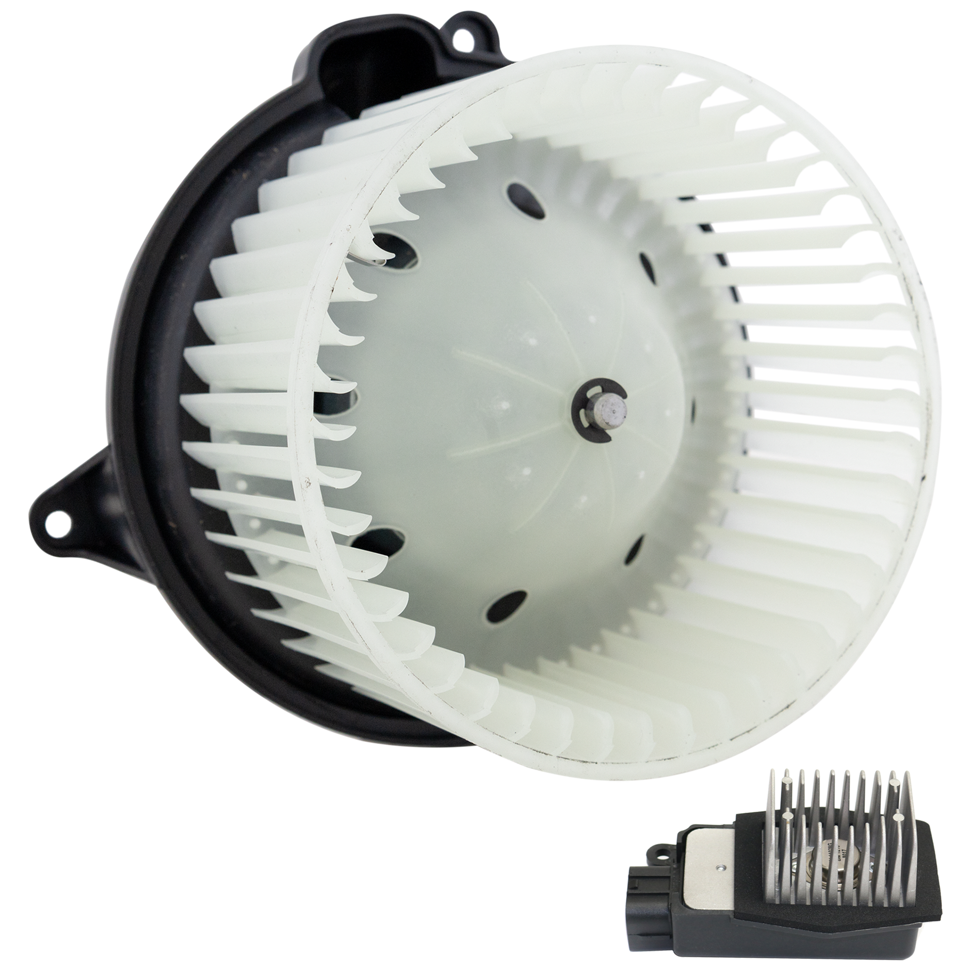 AM EXPEDITION NAVIGATOR 03-06 BLOWER MOTOR Assembly 2 pc kit with Blower Motor Resistor SKU KIT J021424-81 OEM 6L1Z19805B PFM 2C3Z19834AA 206