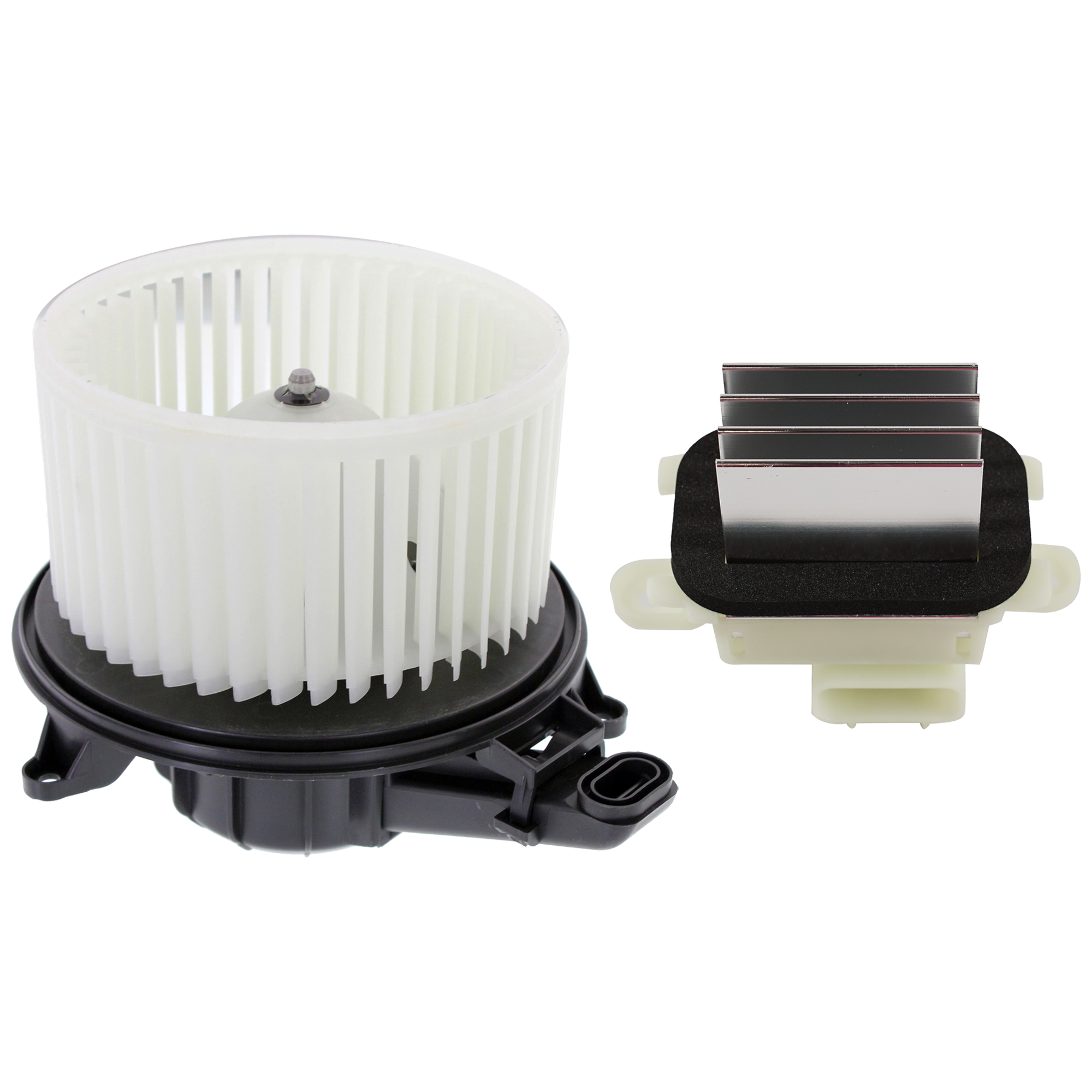 AM EXPEDITION NAVIGATOR 09-17 BLOWER MOTOR 2 pc kit Assembly Front with Blower Motor Resistor SKU KIT J021424-85 OEM CL1Z19805B AL1Z19805A CL1Z1980