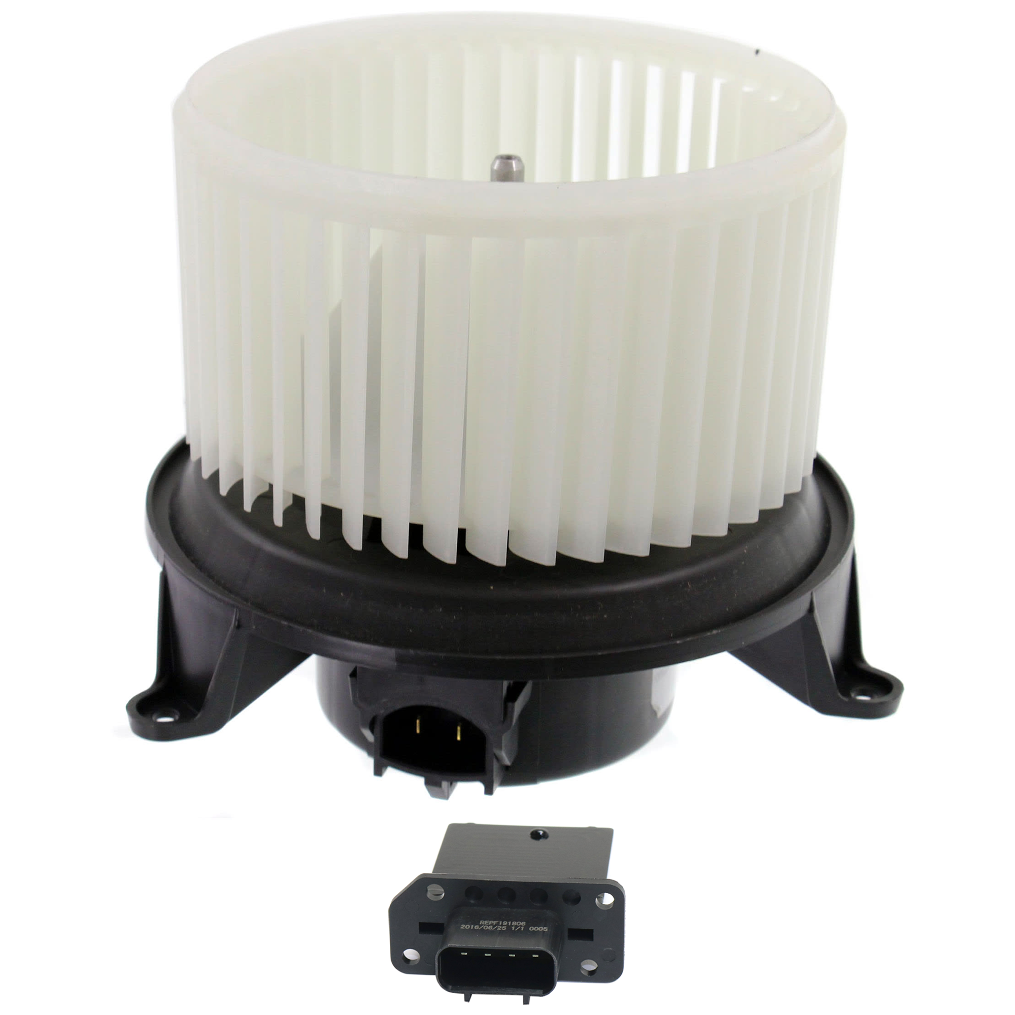 AM FIVE HUNDRED FREESTYLE 05-07 BLOWER MOTOR Assembly 2 pc kit w Blower Motor Resistor SKU KIT J021424-87 OEM 5F9Z19805DA PFM 3F2Z18591AA