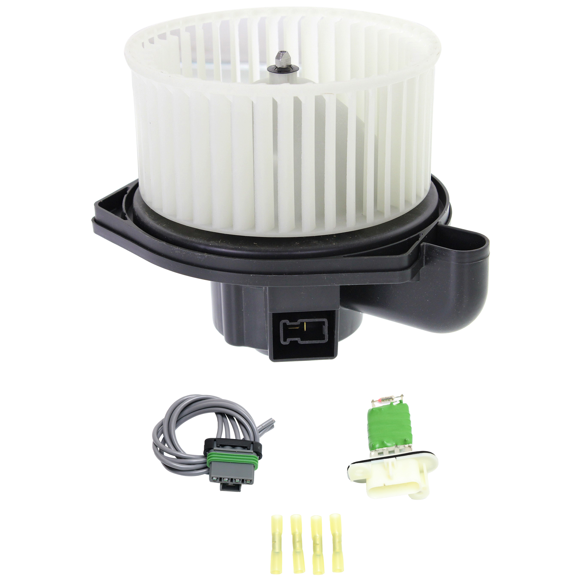 AM I 280-06-06 I 290-07-07 BLOWER MOTOR 2 Pc Kit with Blower Motor Resistor SKU KIT J030418-05 OEM 89019178-20285-15218254-890183