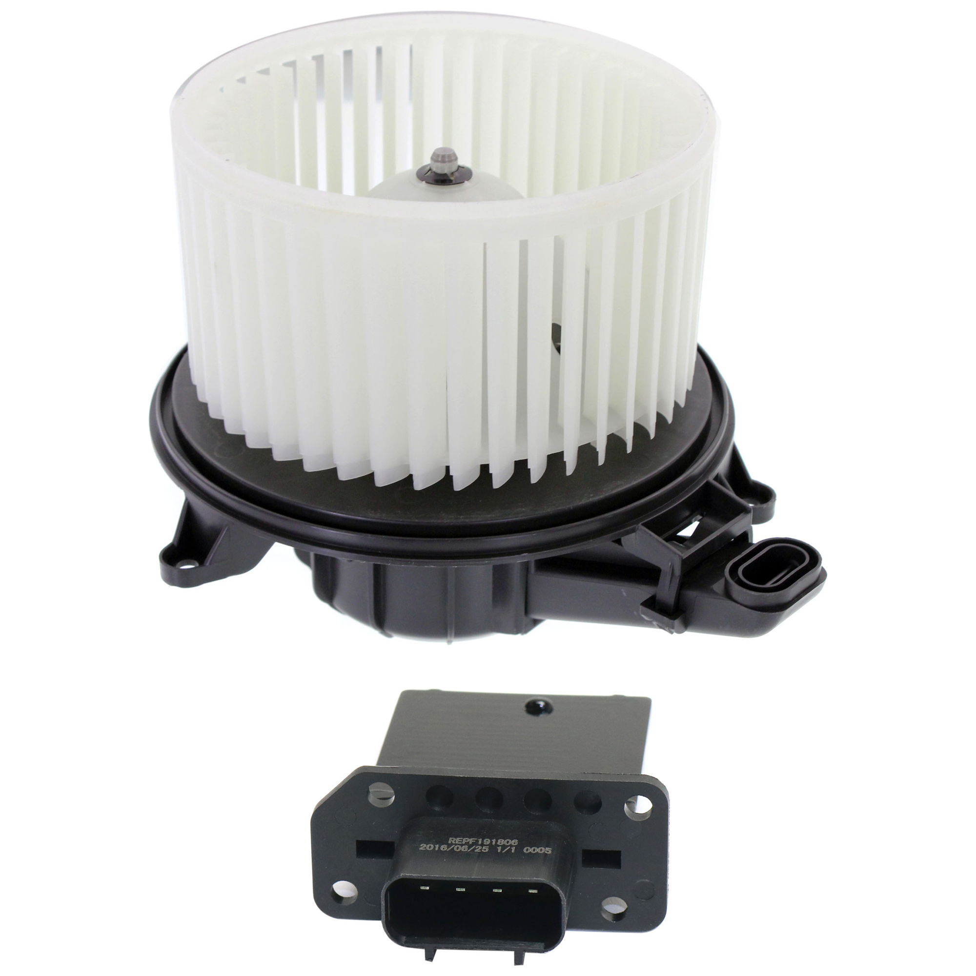 AM F 150-09-14 EXPEDITION 09-17 BLOWER MOTOR 2 pc kit Assembly Front with Blower Motor Resistor SKU KIT J030418-10 OEM CL1Z19805B AL1Z19805A CL1Z1980