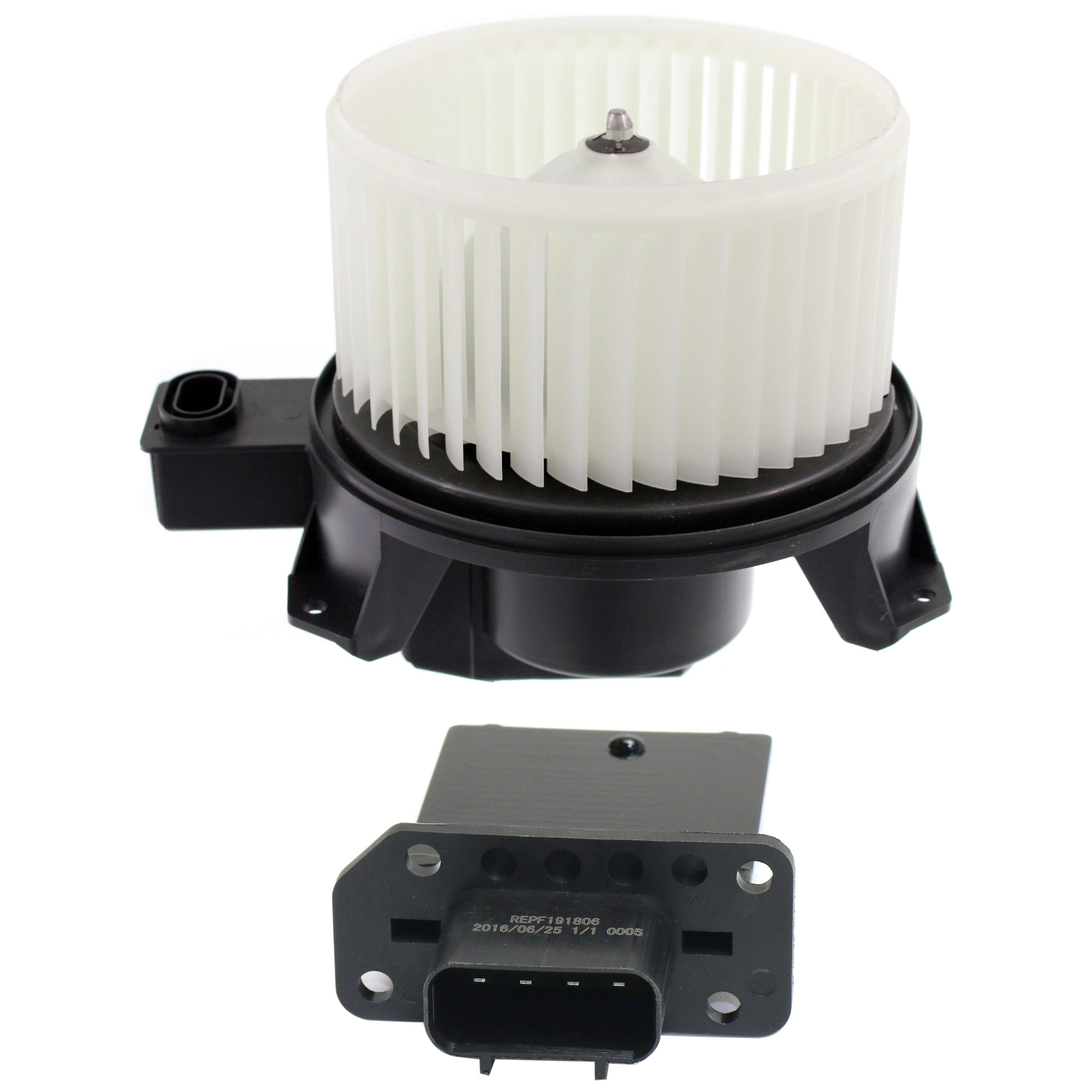 AM MUSTANG 05-09 BLOWER MOTOR 2 pc kit w Blower Motor Resistor SKU KIT J030418-16 OEM 4R3Z19805AA PFM 5R3Z19805A 3F2