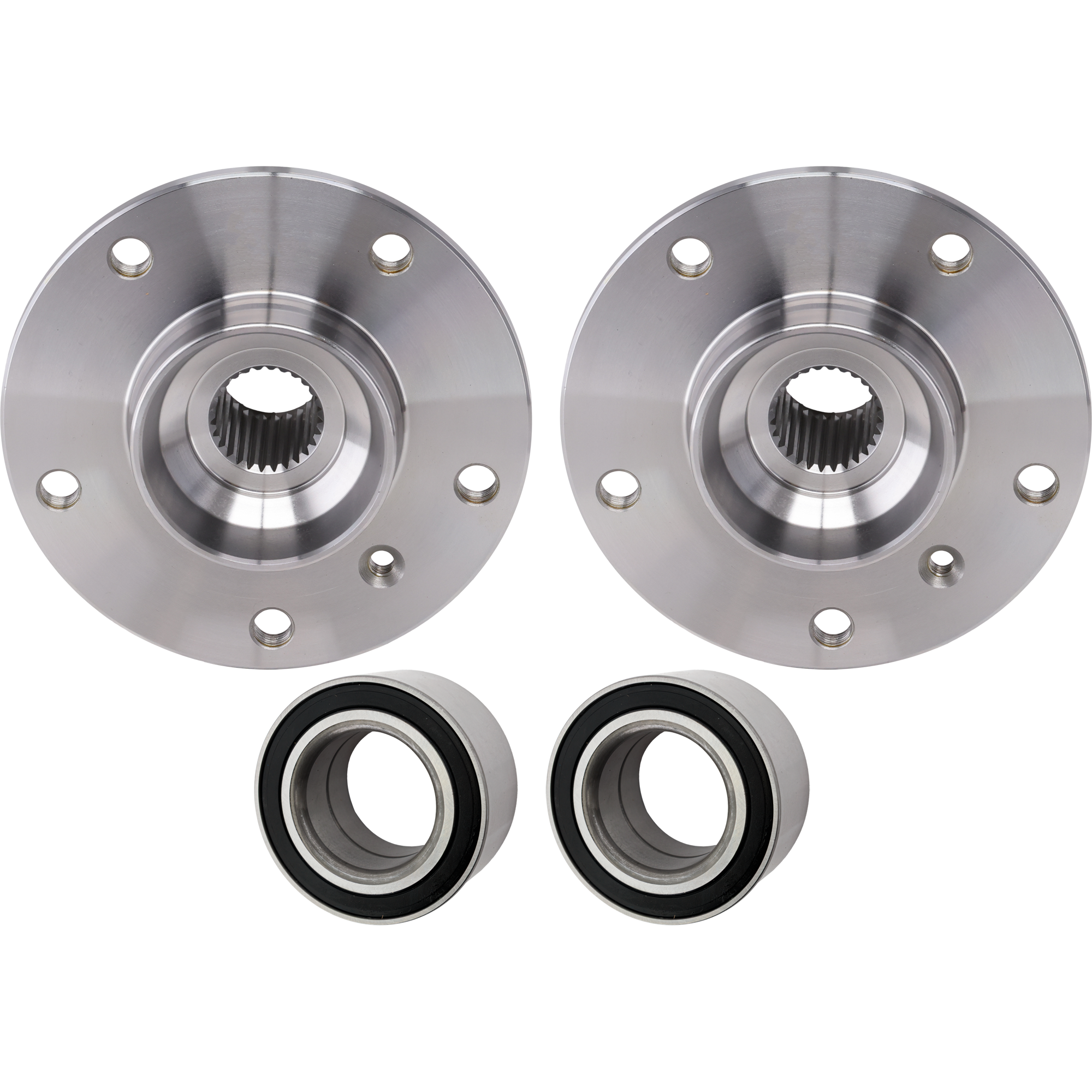 AM 3 SERIES 92-06 REAR HUB ASSEMBLY RH AND LH 4 pc Kit with Wheel Bearings SKU KIT J031117-28