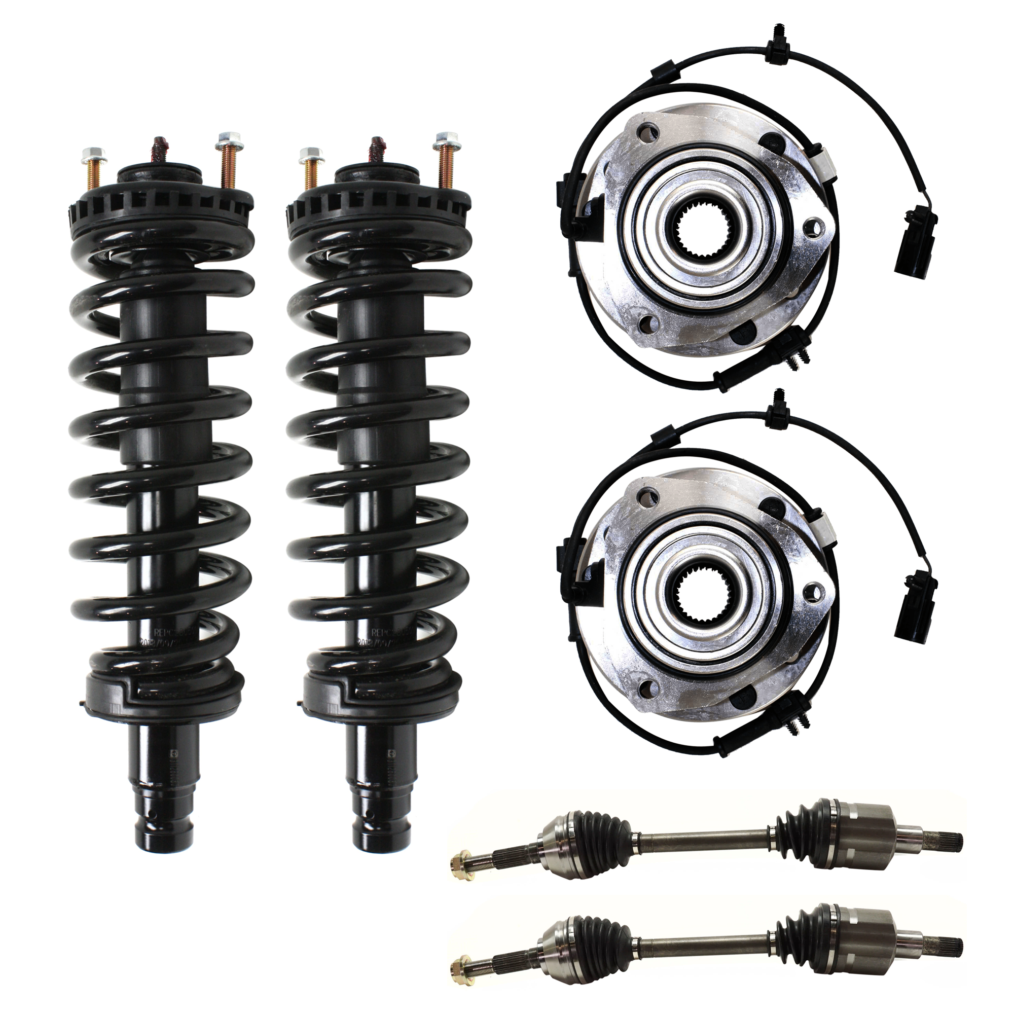AM Shock Absorber and Strut Assembly SKU KIT J051024 C61 OEM 15098725-15098726-26079789-826