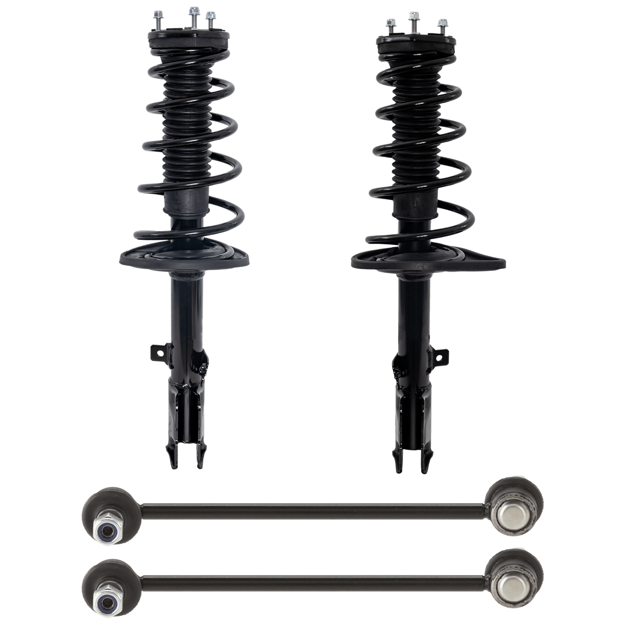AM ES300H ES350-13-18 REAR SWAY BAR LINK 4 piece kit with Shock Absorber and Strut Assembly SKU KIT J062624 C39