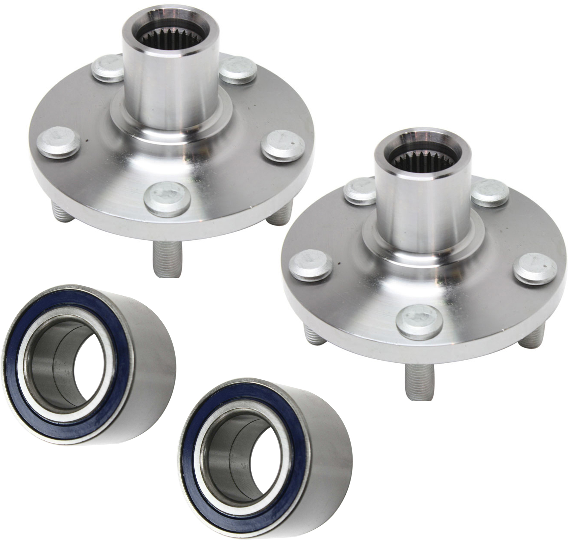 AM CELICA 00-05 COROLLA 03-18 FRONT HUB ASSEMBLY RH AND LH 4 pc Kit with Wheel Bearings SKU KIT J062916-02