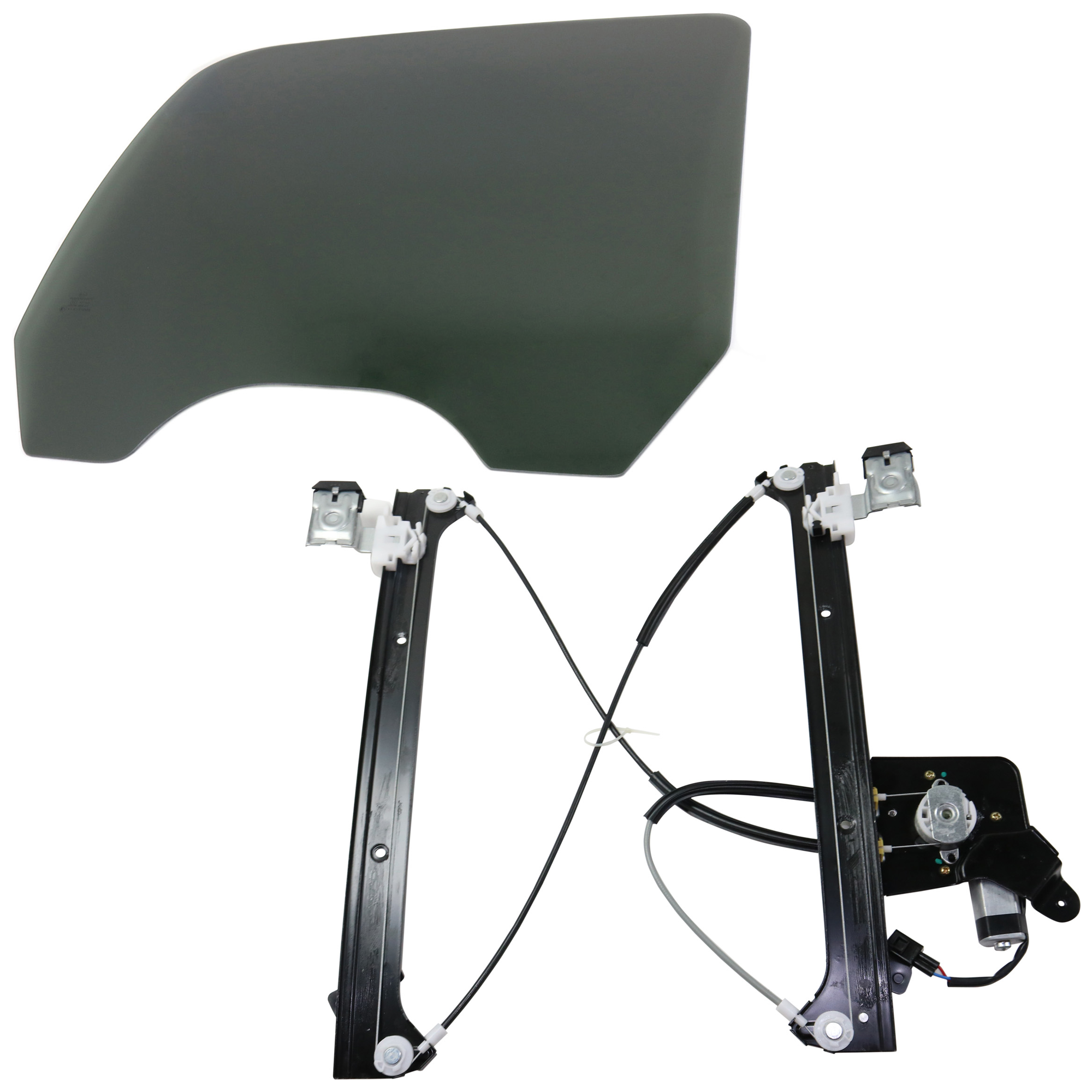 AM SUBURBAN 1500-2500-00-01 SILVERADO SIERRA 01-07 REAR DOOR GLASS RH 2 pc Kit with Window Regulator w Privacy Tint SKU KIT J062917-08 Partslink GM1551114 OEM 15181068 DD09734YPNN 19301980