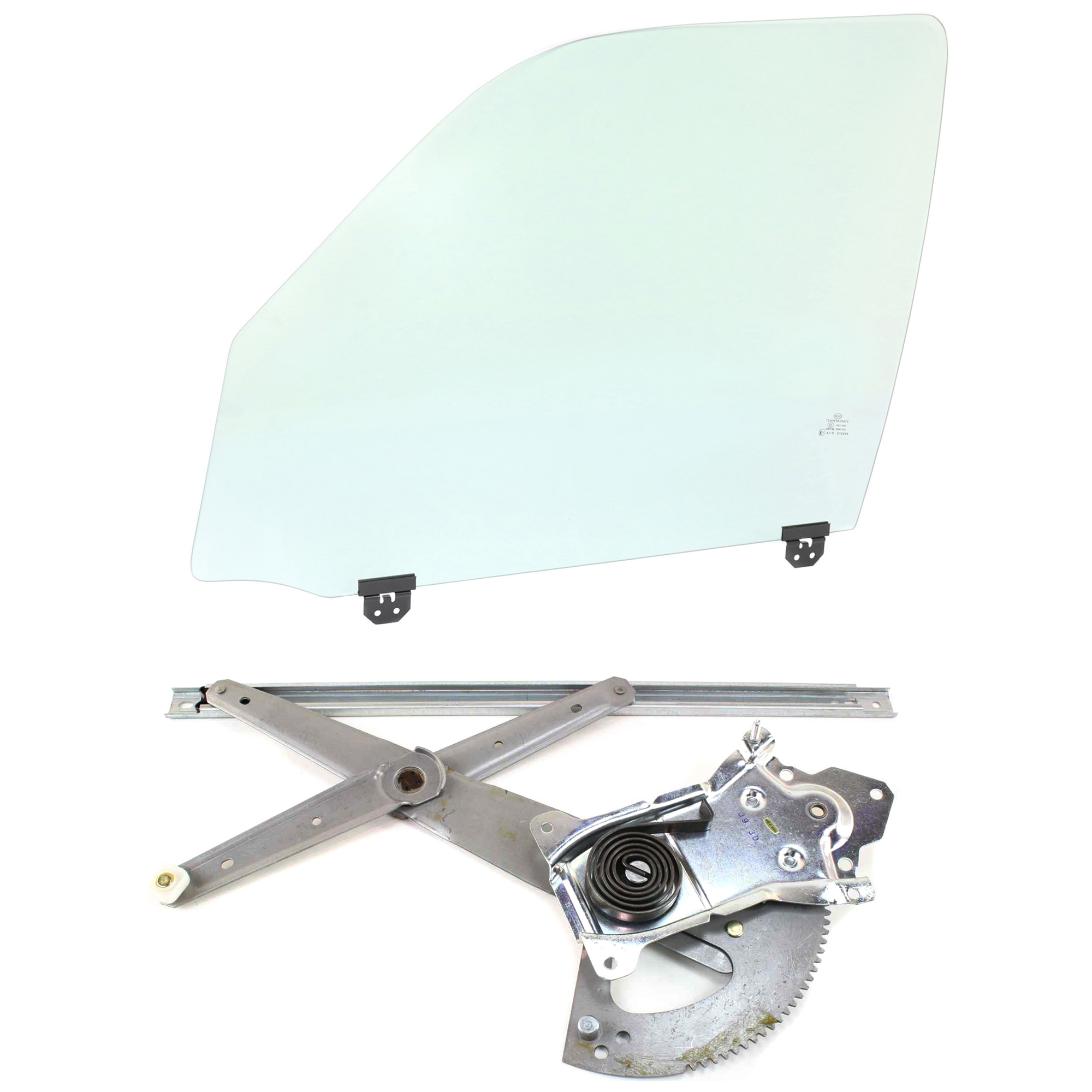 AM EXPLORER SPORT TRAC 03-05 FRONT DOOR GLASS LH 2 pc Kit with Window Regulator SKU KIT J070117-31 Partslink FO1350115 OEM 4L2Z3521411AA DD10383GTYN 3L2Z