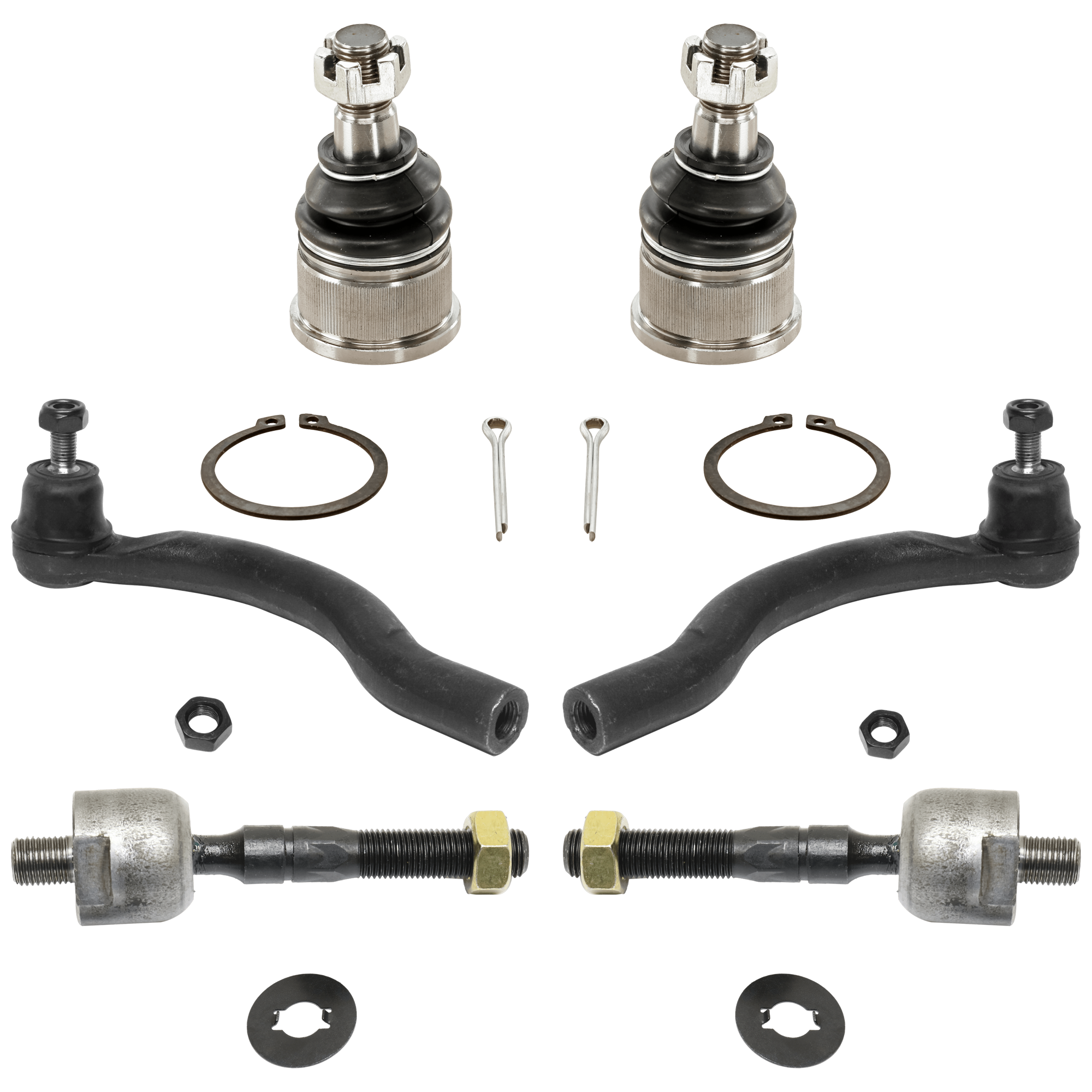 AM ACCORD 03-07 TSX 09-14 FRONT BALL JOINT RH 6 pc Kit SKU KIT J070224 C345 OEM 53010SDBA01-53010SJAA01-53560S