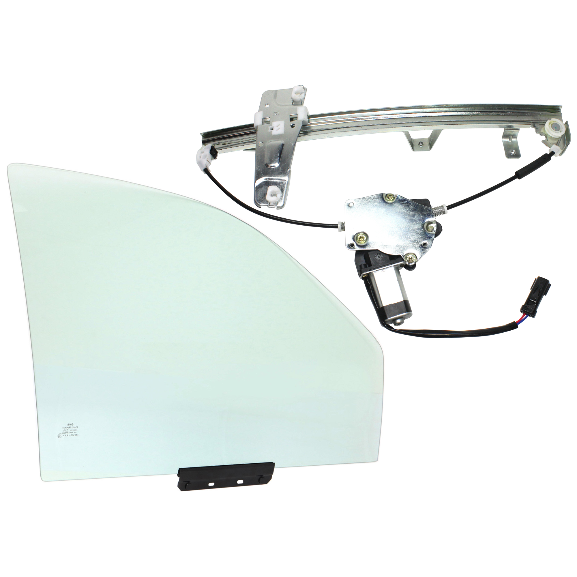 AM GRAND CHEROKEE 00-04 FRONT DOOR GLASS RH Green Tint Set of 2 Power 4 Door Hole Style From 3-9-00 w Motor w Clip SKU KIT J070417-29 Partslink CH1351122 OEM 55136002AD DD09557GTYN 5536328