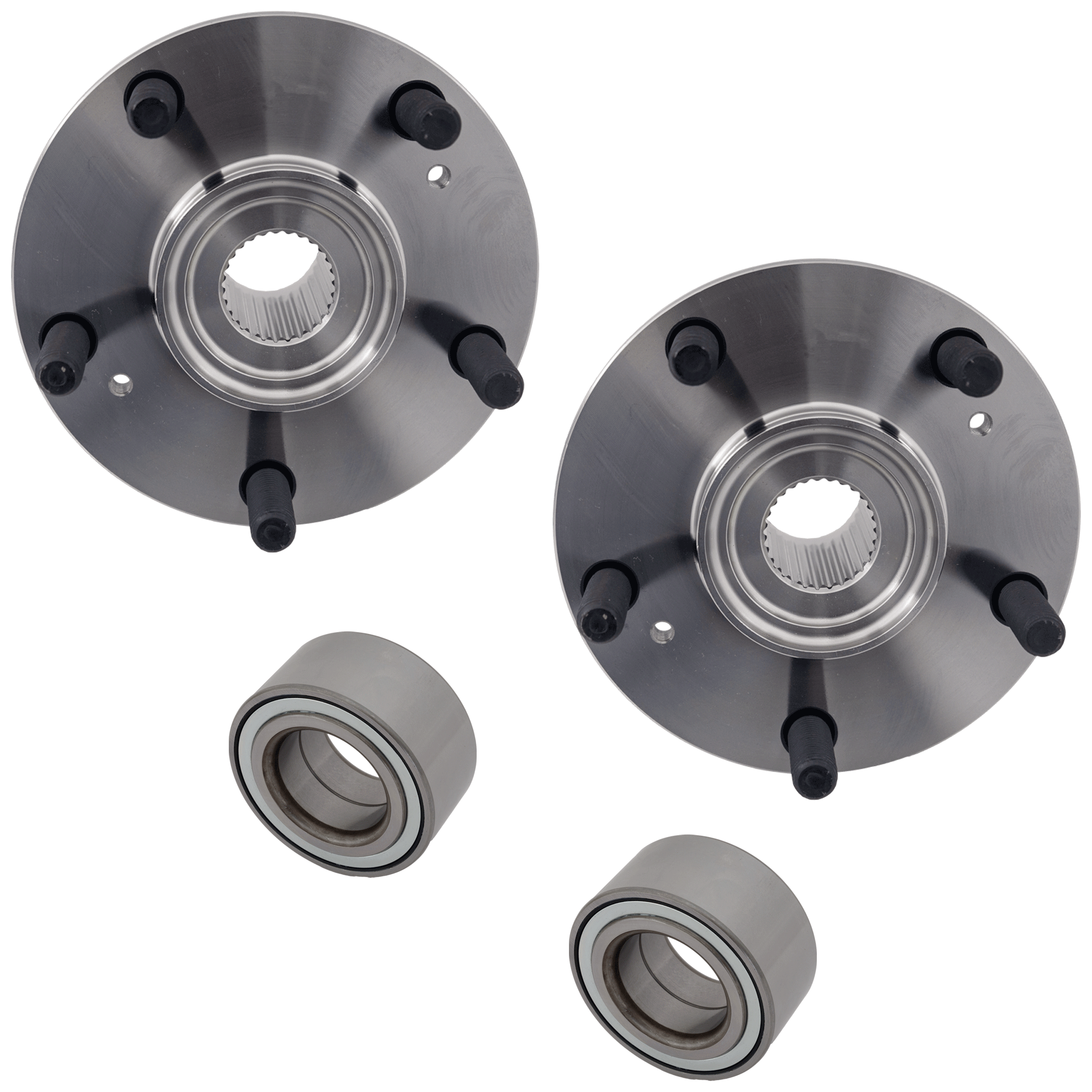 AM ACCORD 98-02 ELEMENT 03-11 FRONT OR REAR HUB ASSEMBLY RH AND LH 5 Studs 4 pc Kit w Wheel Bearings SKU KIT J071721-08
