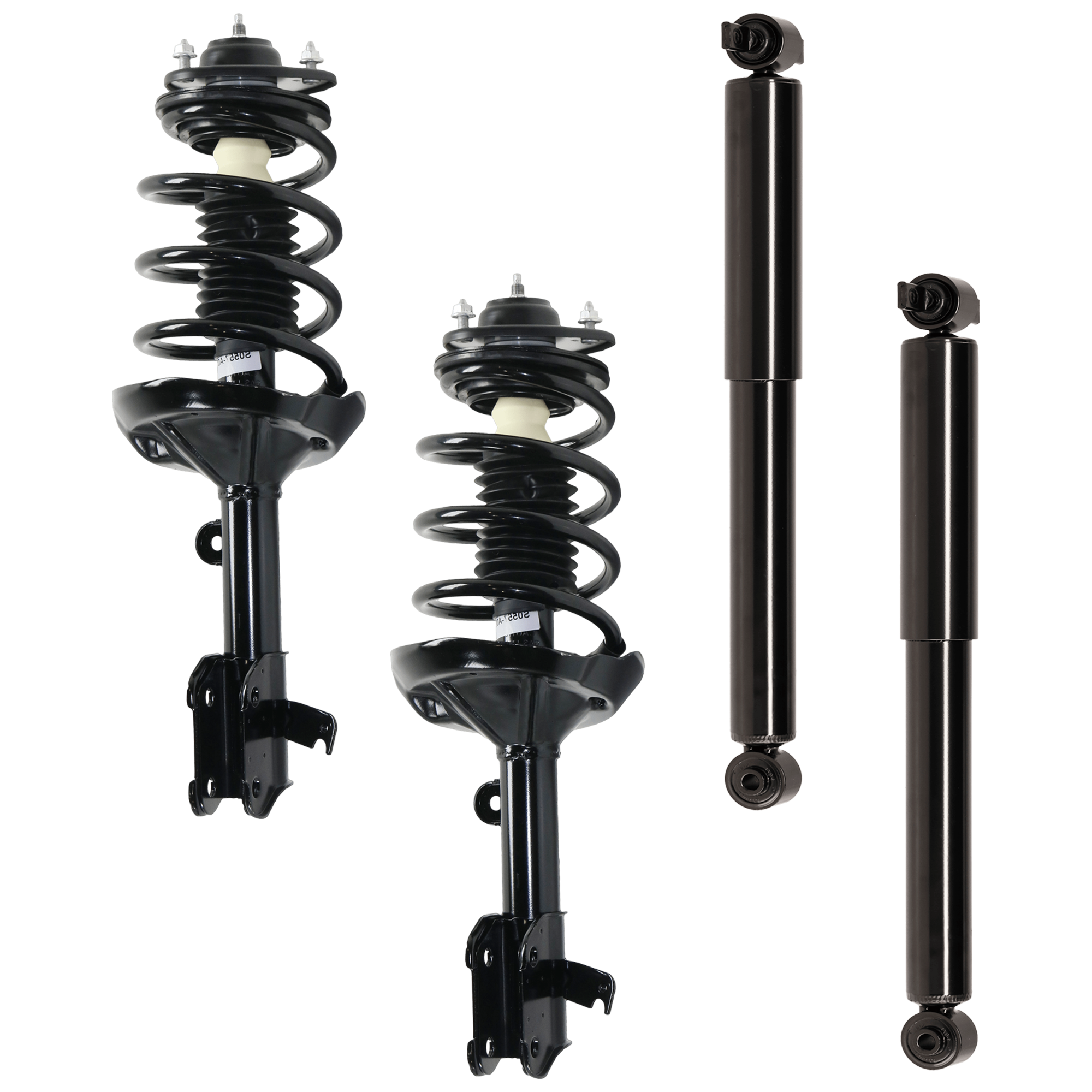 AM ODYSSEY 05-07 FRONT AND REAR SHOCK AND FULLY LOADED STRUT RH AND LH Gas Charged Twin tube 4 pc Kit SKU KIT J071721-42 OEM 11901-172537-817211-92140542-2