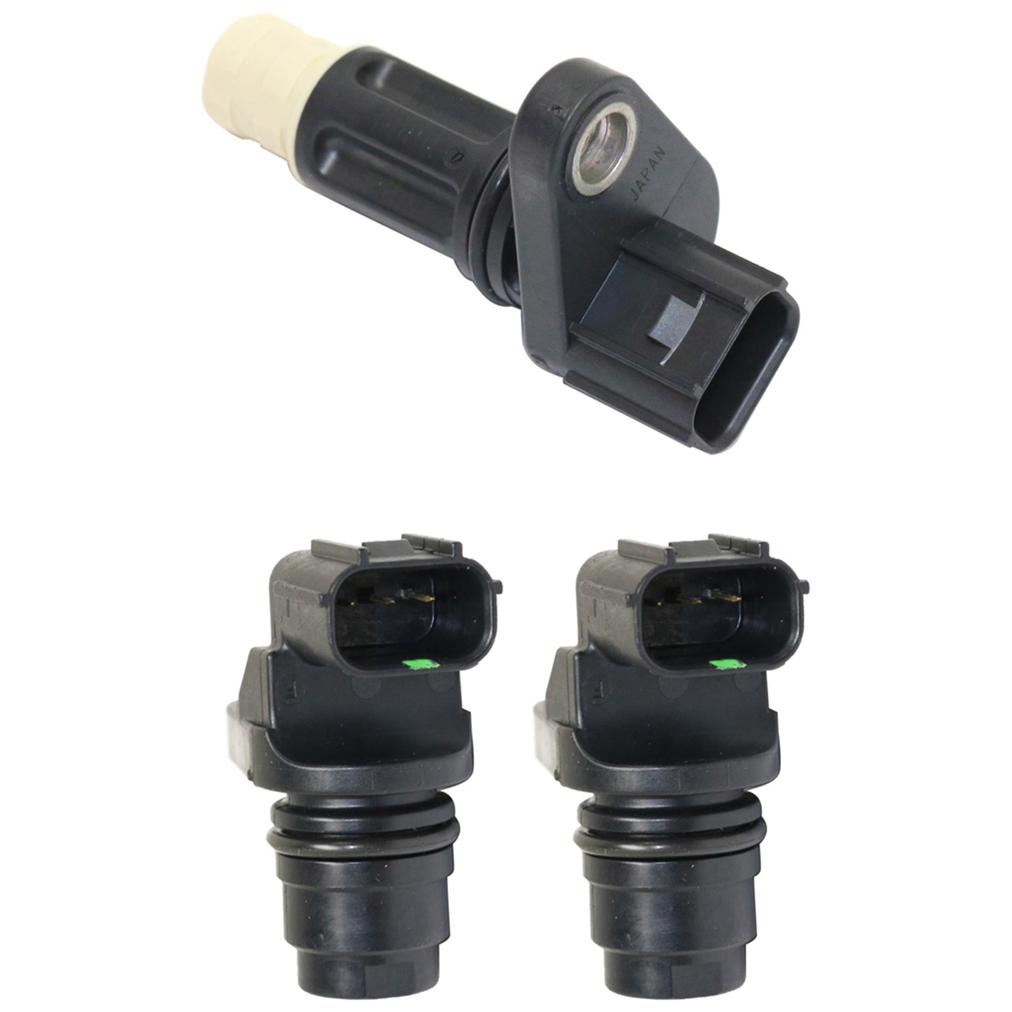 AM ACCORD 08-12 CIVIC 12-15 CRANKSHAFT POSITION SENSOR w Camshaft Position Sensor 2.4L 4 Cyl Eng. 3 pc Kit SKU KIT J081618-23 OEM 73375-96262-190589-715403