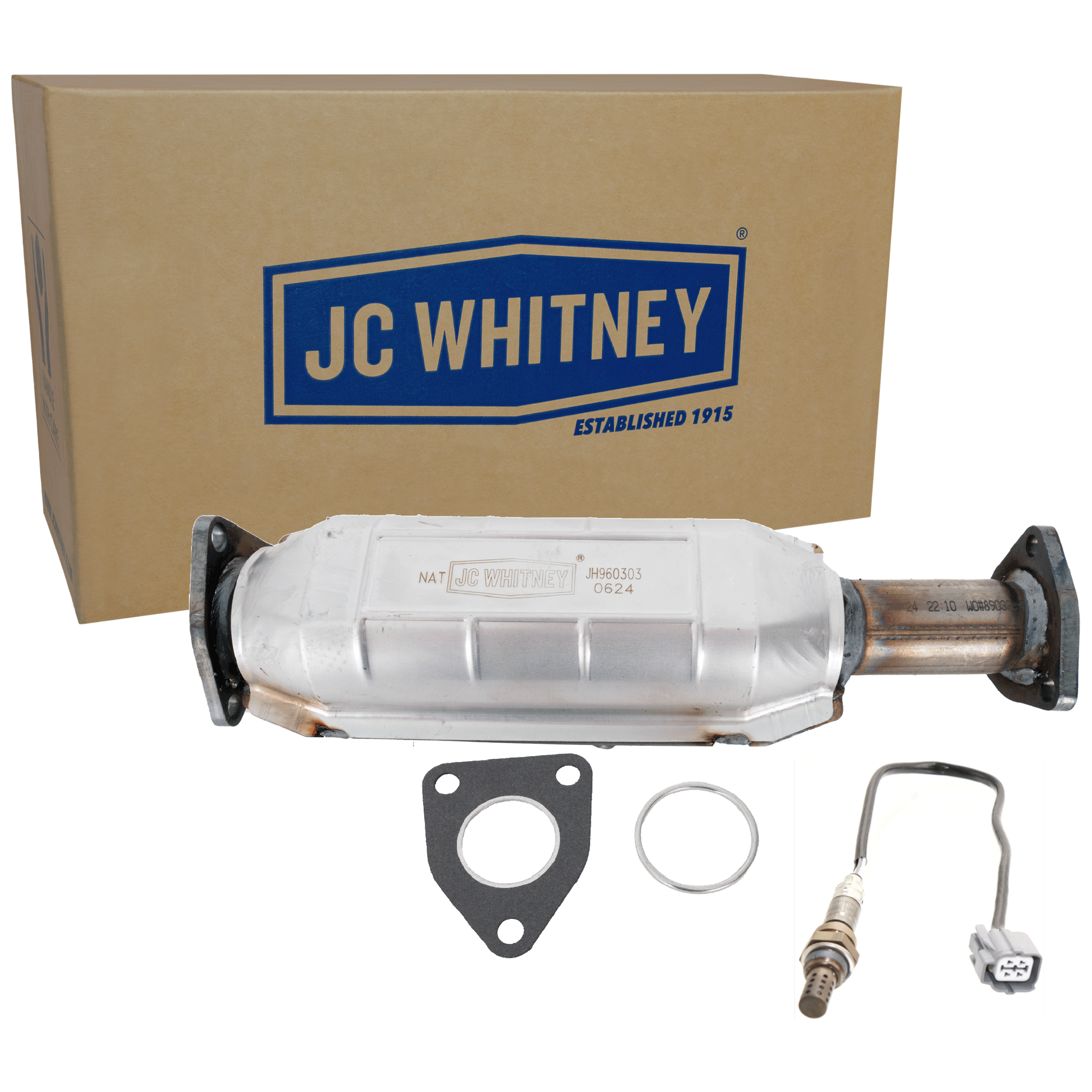 AM ACCORD 98-02 CL 01-03 CATALYTIC CONVERTER 2 pc Kit with Oxygen Sensor SKU KIT J082316-02