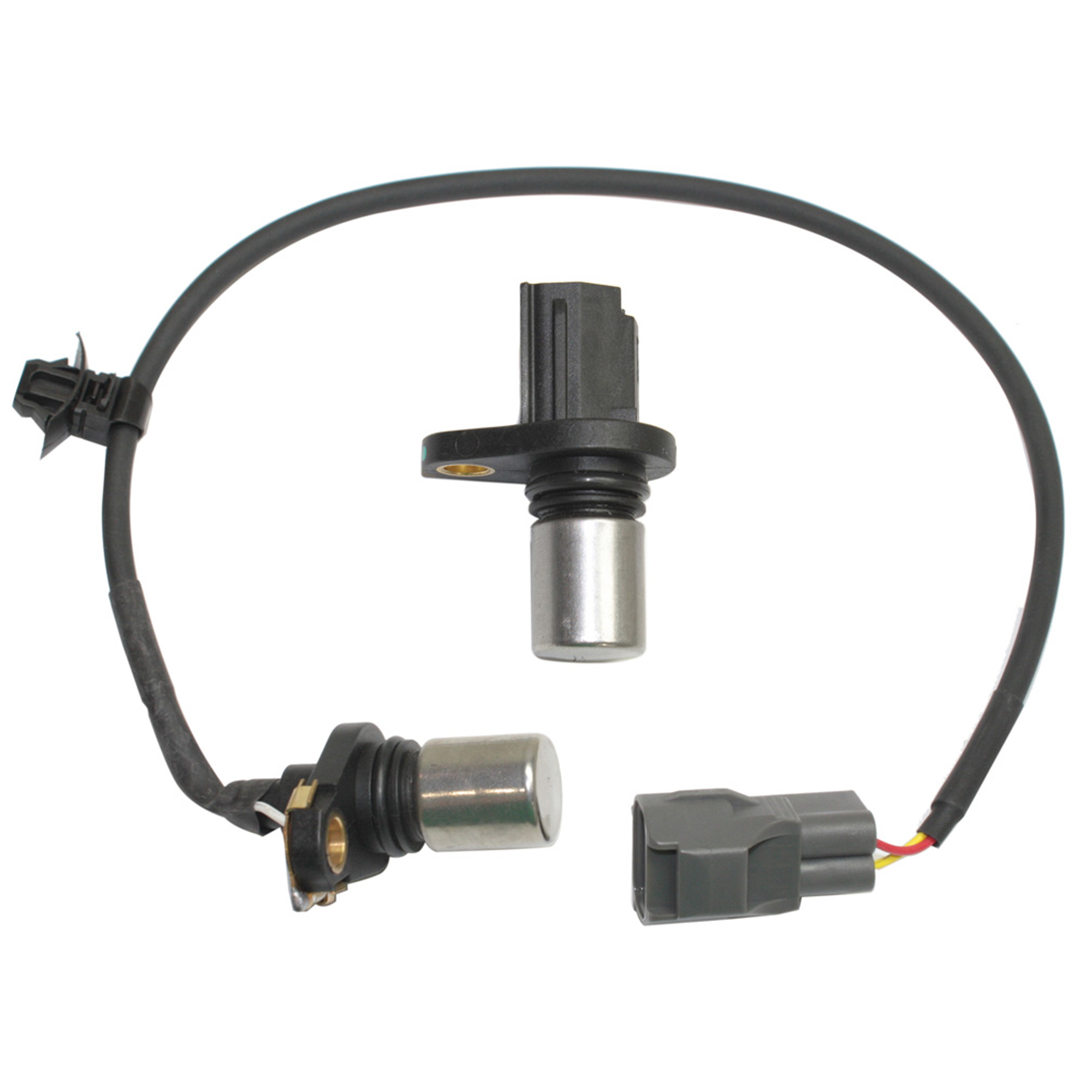 AM COROLLA 98-08 CELICA MR2 SPYDER 00-05 CRANKSHAFT POSITION SENSOR 2 pc Kit 2 Blade Male Terminal 1 Female Connector with Camshaft Position Sensor SKU KIT J082318-22 OEM 22386-73148-96330-190516-2