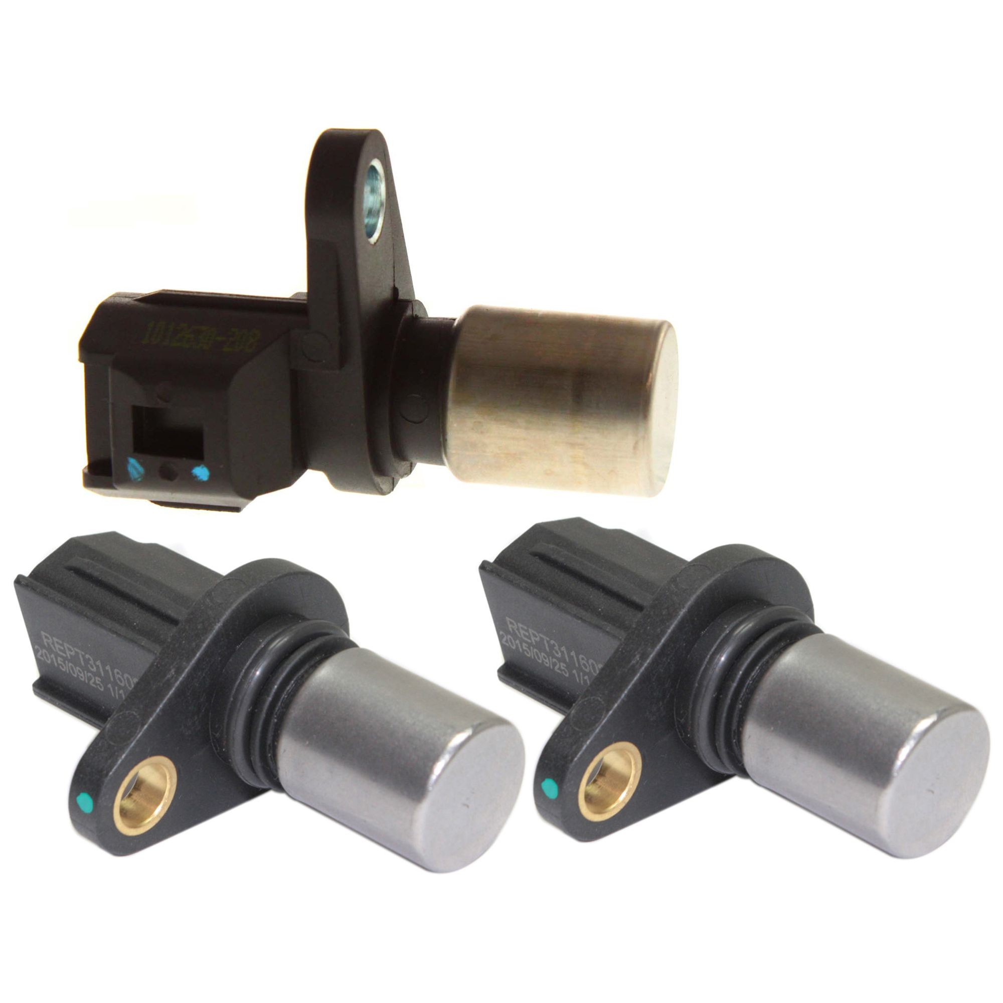AM HIGHLANDER 01-10 SIENNA 01-06 CRANKSHAFT POSITION SENSOR 3 pc Kit 2 Blade Male Terminal 1 Female Connector with Camshaft Position Sensors SKU KIT J083018-22 OEM 22387-73222-96063-147713-1