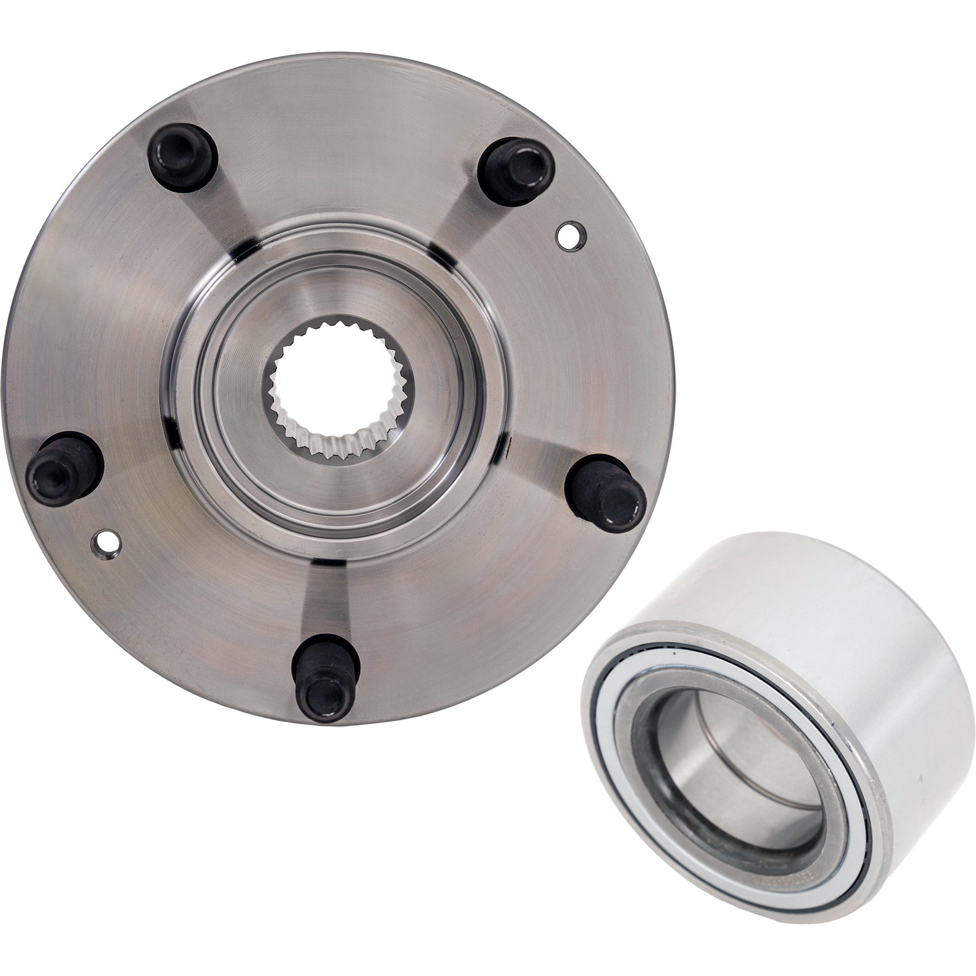 AM ELANTRA 07-12 FORTE FORTE KOUP 10-13 FRONT HUB ASSEMBLY RH AND LH 2 pc Kit with Wheel Bearing SKU KIT J100418-10 OEM 517502H000-517200Q000-517202H0