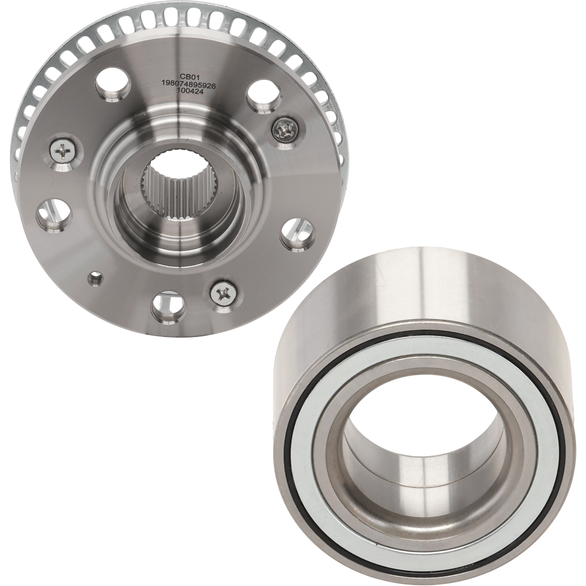 AM BEETLE 98-10 JETTA 99-05 FRONT HUB ASSEMBLY RH=LH 2 pc kit with Wheel Bearing SKU KIT J100418-13