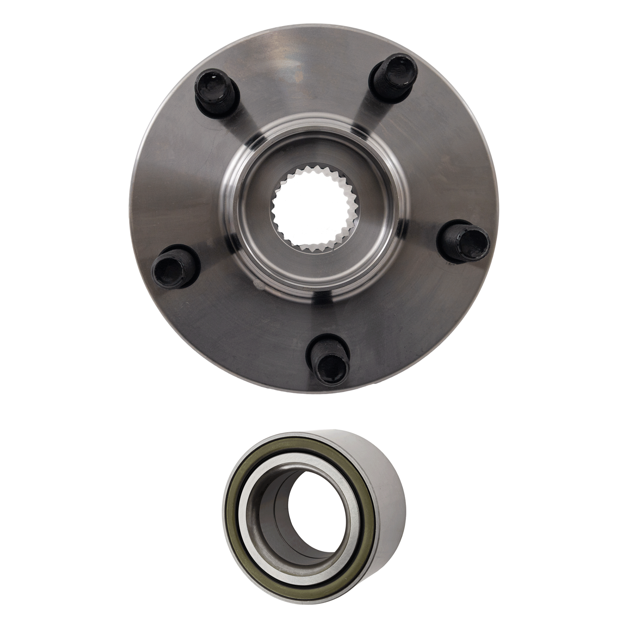 AM NEON 02-05 PT CRUISER 02-10 FRONT HUB ASSEMBLY RH AND LH 5 Studs 2 pc Kit w Wheel Bearing SKU KIT J100418-15