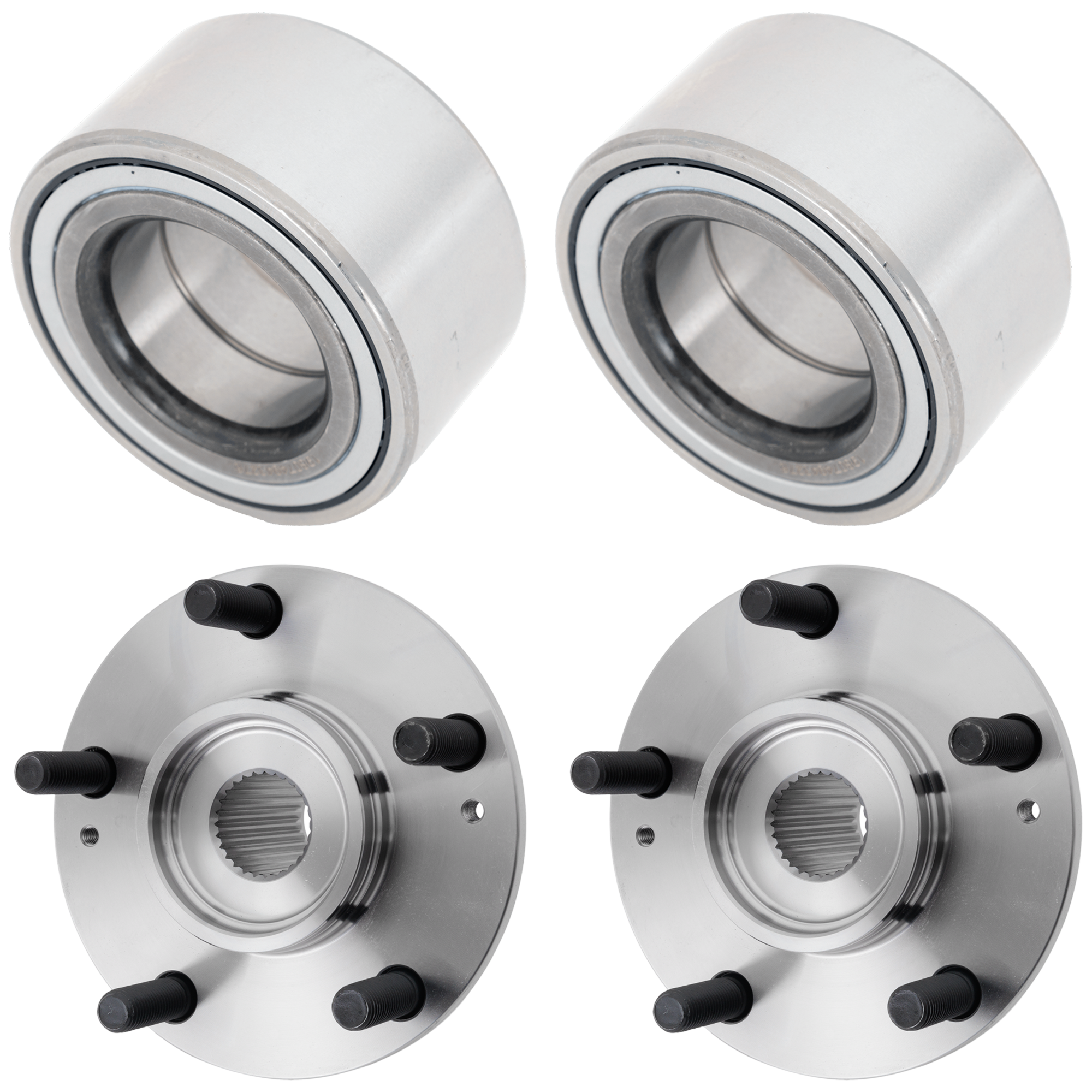 AM ELANTRA 11-11 WHEEL HUB 4 pc kit Front RH and LH with Wheel Bearing exc. Touring models SKU KIT J101118-01 OEM 517501P000-517200Q000-517202H0