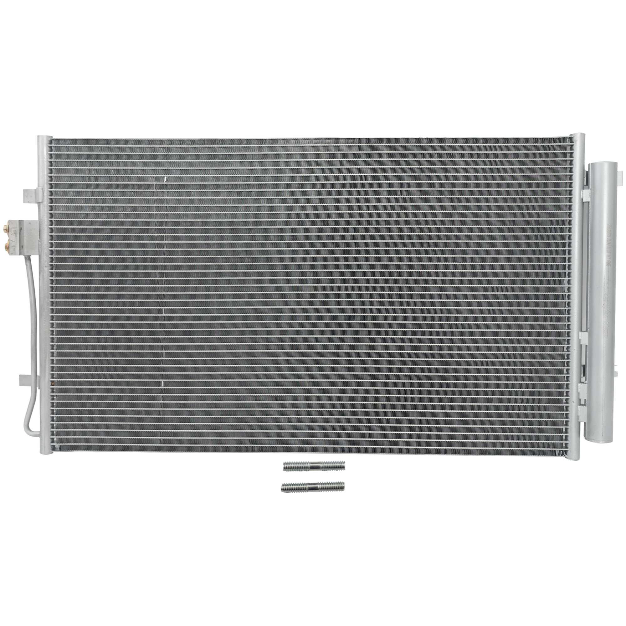 AM SORENTO 21-25 SANTA FE 21-23 A C CONDENSER 2.5L Non Turbo 5mm w Receiver Drier SKU KVAC30218 Partslink KI3030165 OEM 97606P2500