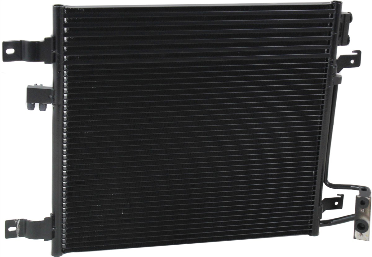 AM WRANGLER JK 07-11 A C CONDENSER w Oil Cooler Automatic Transmission SKU KVAC3768 Partslink CH3030233 OEM 55056635AA