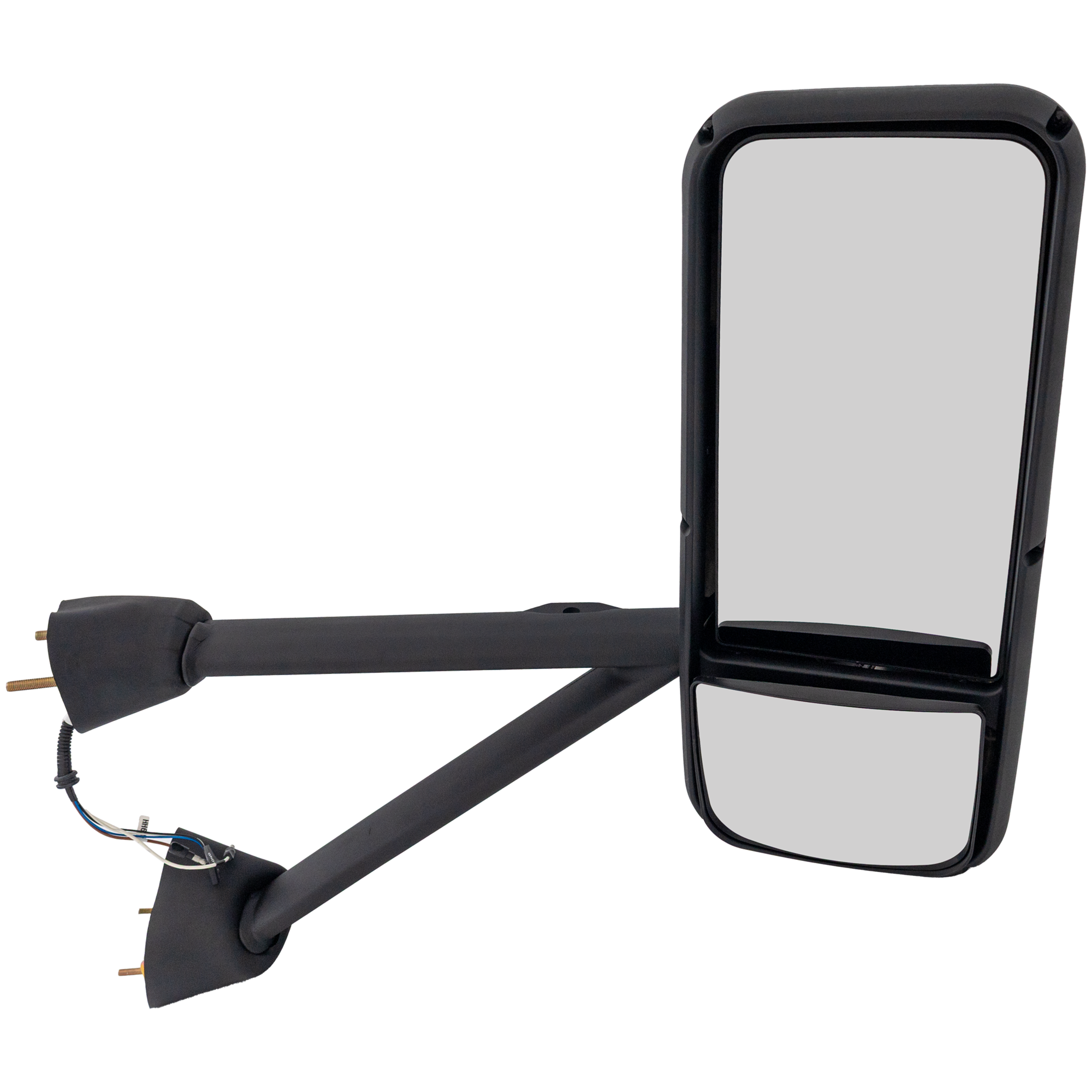 AM KENWORTH T800-90-13 MIRROR RH Power Heated Chrome w Arm SKU KW02ER HD OEM Heavy Duty